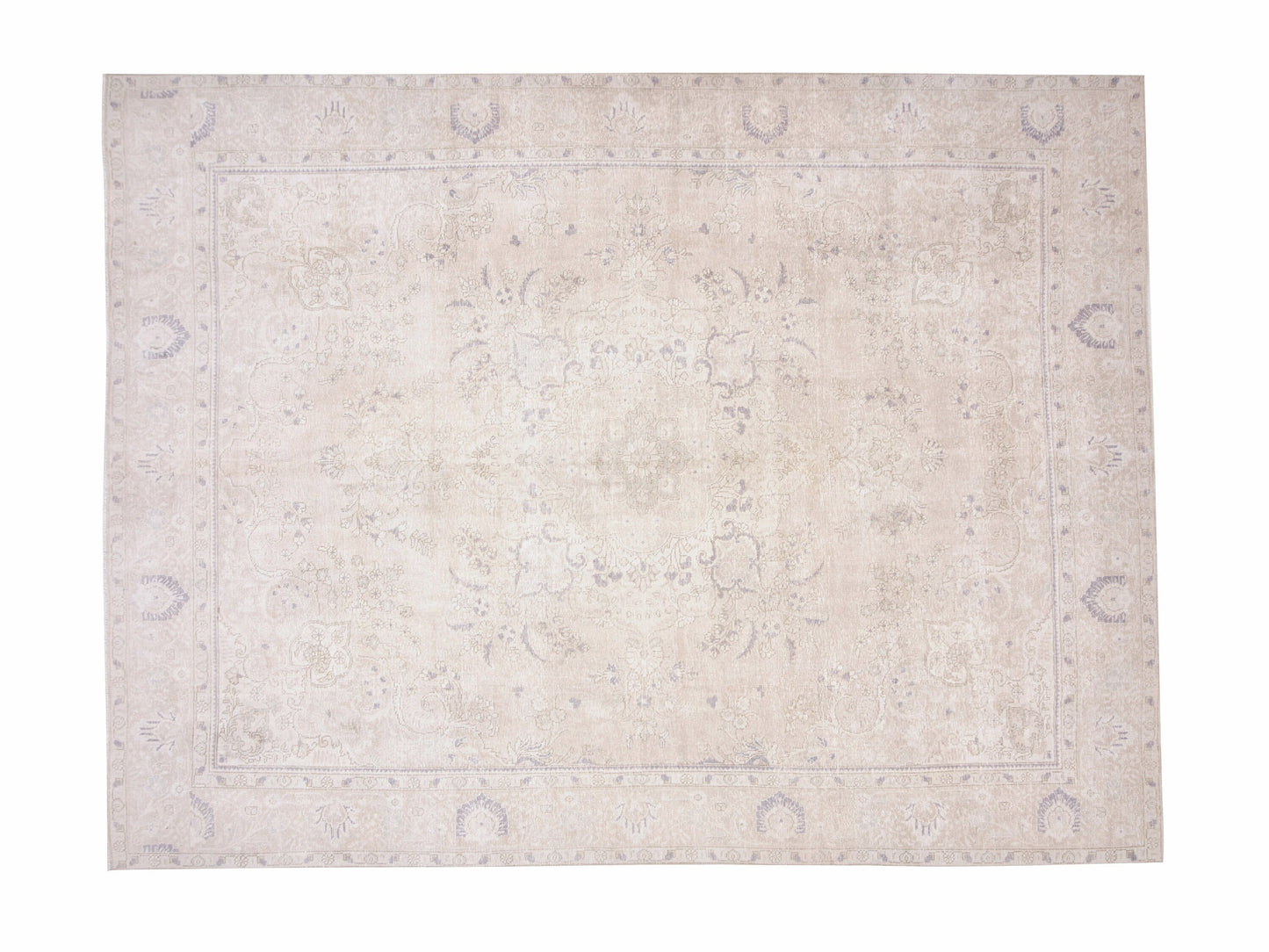 Handmade Area Rug, Turkish Oushak Rug, Vintage Muted Rug, Neutral Floor Rug, Rug 9x13, Oversize Rug, Carpet Rug, Turkish Carpet, 12265