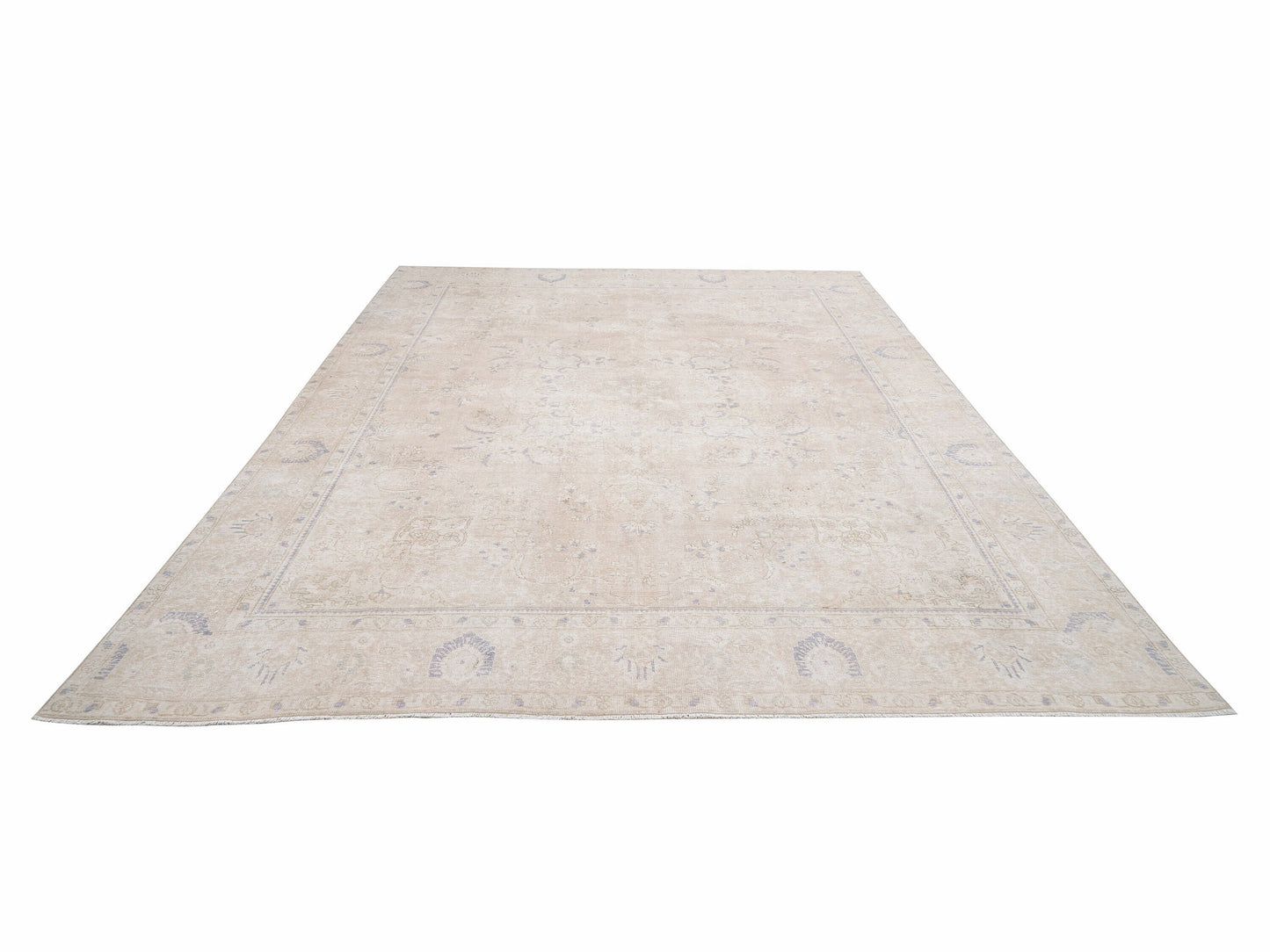 Handmade Area Rug, Turkish Oushak Rug, Vintage Muted Rug, Neutral Floor Rug, Rug 9x13, Oversize Rug, Carpet Rug, Turkish Carpet, 12265