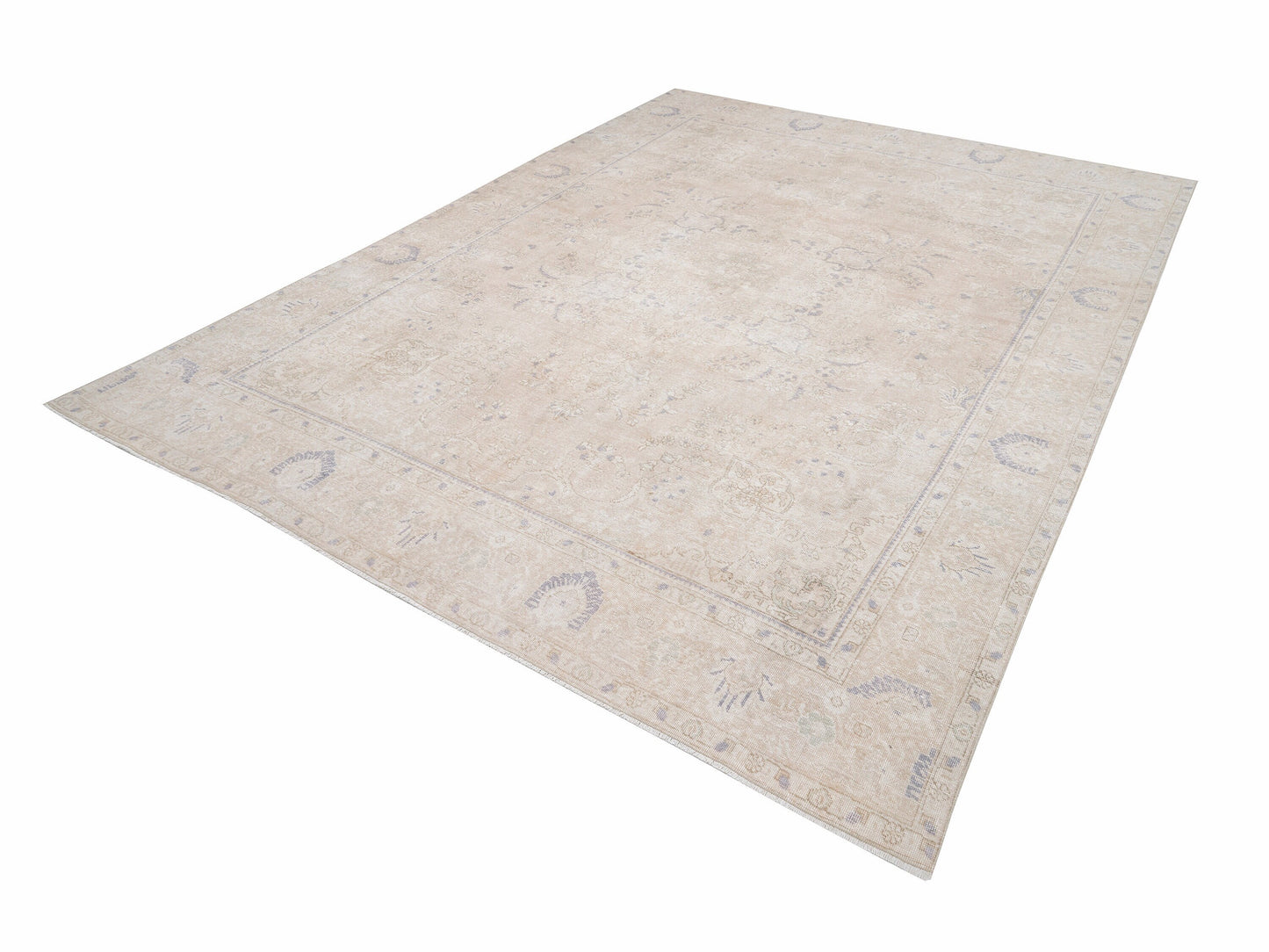 Handmade Area Rug, Turkish Oushak Rug, Vintage Muted Rug, Neutral Floor Rug, Rug 9x13, Oversize Rug, Carpet Rug, Turkish Carpet, 12265