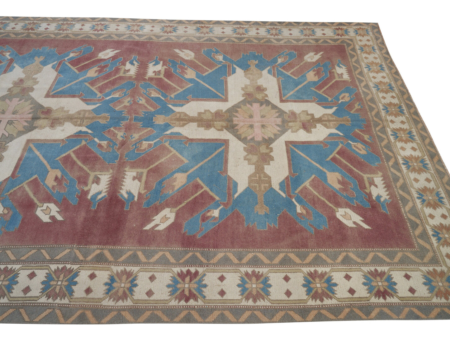 Area Rug 8x12, Large Oushak Rug, Turkish rug 8x12, Oversize Rug, Vintage Rug, Carpet rug, Handmade rug, Primitive rug, Rug Entryway, 10485