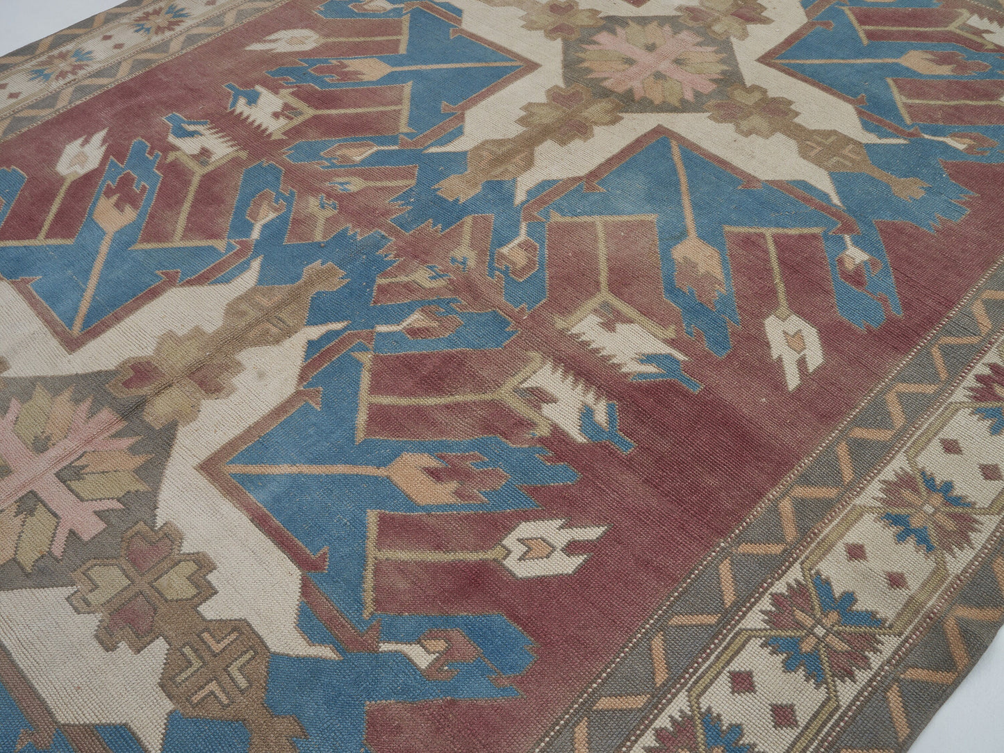 Area Rug 8x12, Large Oushak Rug, Turkish rug 8x12, Oversize Rug, Vintage Rug, Carpet rug, Handmade rug, Primitive rug, Rug Entryway, 10485