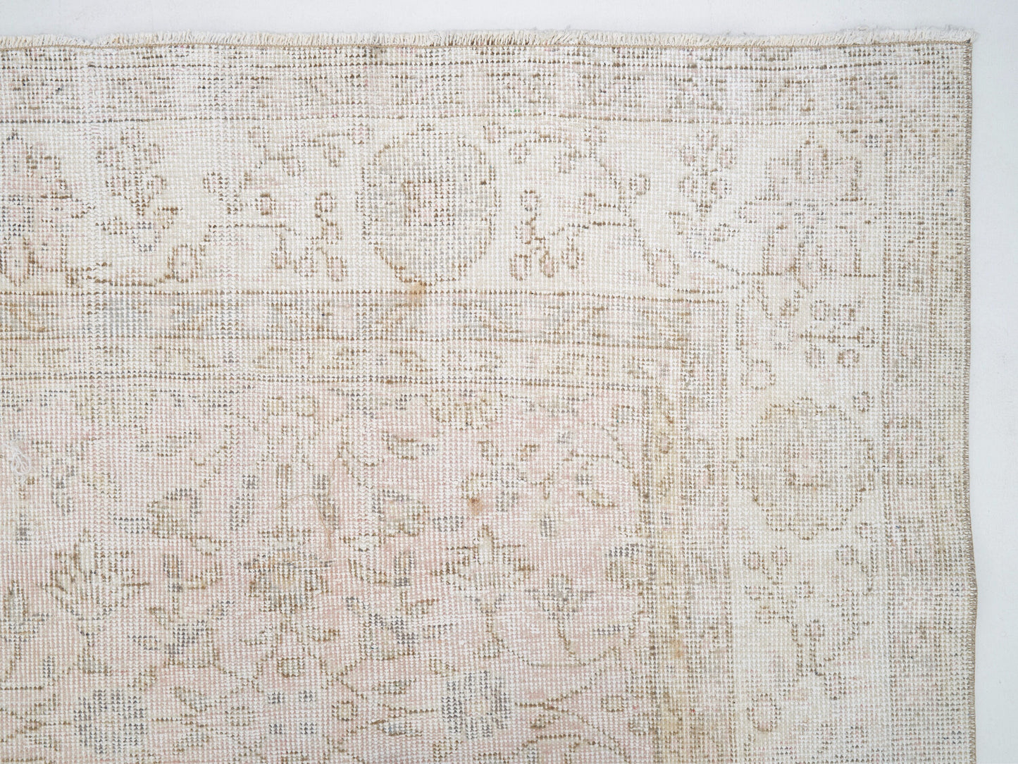 Faded Oushak Rug, Muted Pink Turkish Rug, Vintage Large Oversize rug, 9x12 Rug, Area Rug, Bohemian rug, Living room rug, Handmade rug ,10454