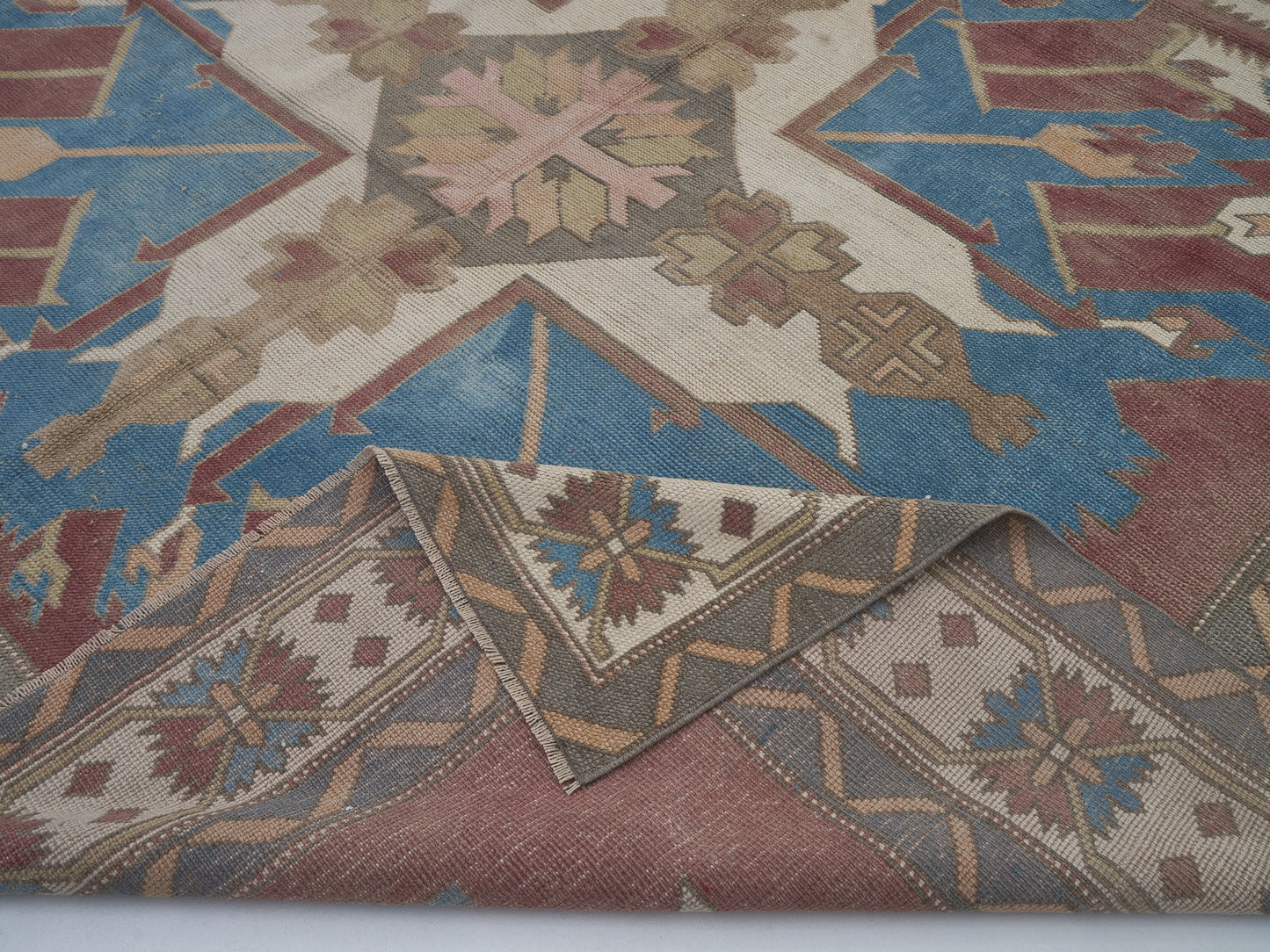 Area Rug 8x12, Large Oushak Rug, Turkish rug 8x12, Oversize Rug, Vintage Rug, Carpet rug, Handmade rug, Primitive rug, Rug Entryway, 10485