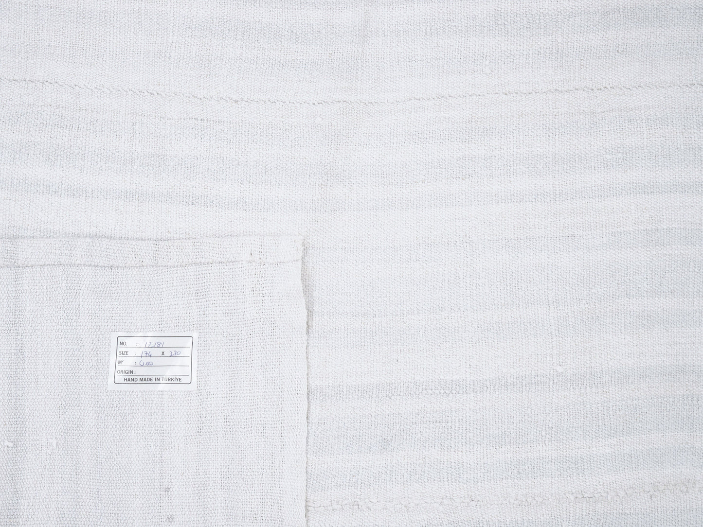 Turkish Kilim, Vintage Kilim, Handmade Unique Kilim Rug, Area Muted Kilim Rug, White Rug, Bedroom Rug, Hemp Kilim Rug, Kilim Rug 6x8, 12181
