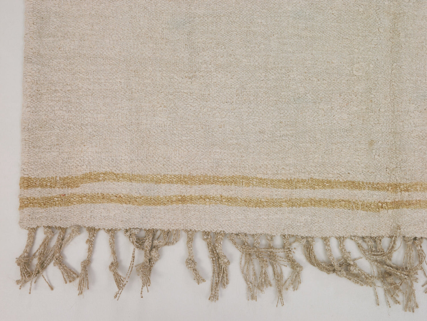 White Area Hemp Kilim rug, Vintage Turkish Kilim Rug 5x8, Handmade rug, Living room rug, Contemporary decor, Modern rug, 9686