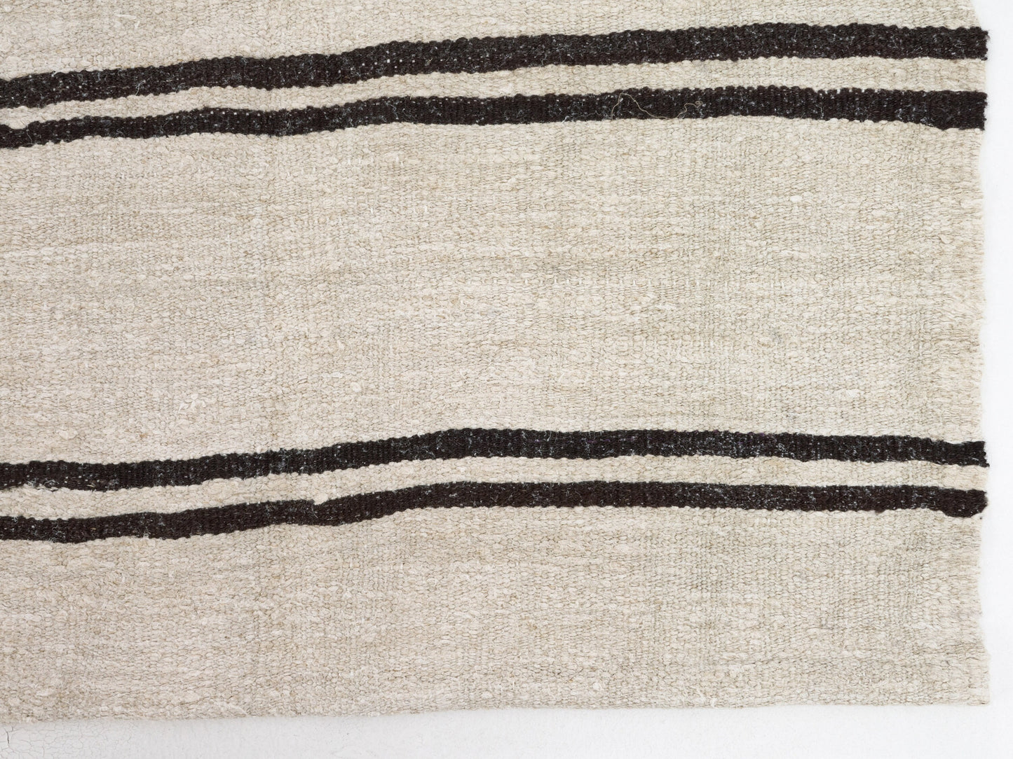 White Black Vintage Hemp rug, Turkish Kilim rug, 7x10 Kilim rug, Area Kilim rug,Handmade rug,Living room,Contemporary decor,9690