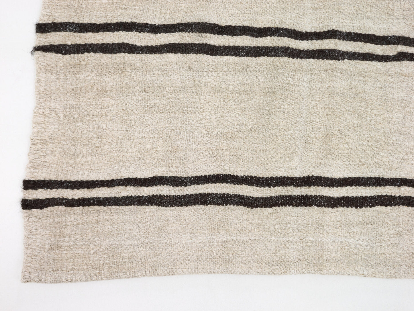 White Black Vintage Hemp rug, Turkish Kilim rug, 7x10 Kilim rug, Area Kilim rug,Handmade rug,Living room,Contemporary decor,9690