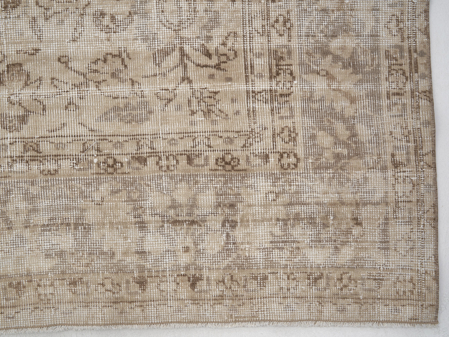 Handmade Area Rug, Turkish Oushak Unique Rug, Vintage Muted Rug,Neutral Floor Rug, Rug 6x10, Coastal Decor, Turkey Rug, Oushak Carpet, 11492