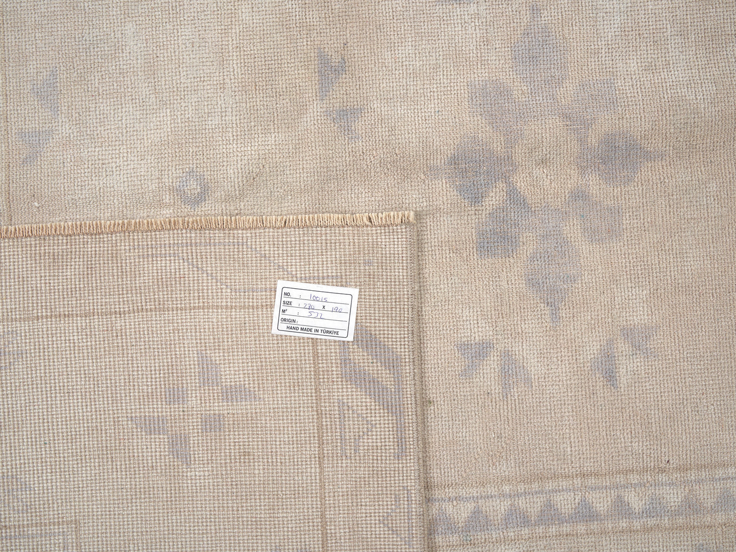 Turkish Vintage Oushak Rug, Handmade Area Unique Rug, Neutral Floor Rug, Scandinavian Rug, Carpet Rug, Living Room Rug, Rug 6x9, 10015