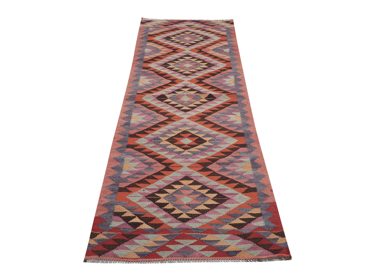 Vintage Runner, Turkish Runner, Oushak Runner, Hallway Runner, Bohemian Rug, Anatolia Rug, Rug Runner 3x9, Kilim Runner Rug, 11377