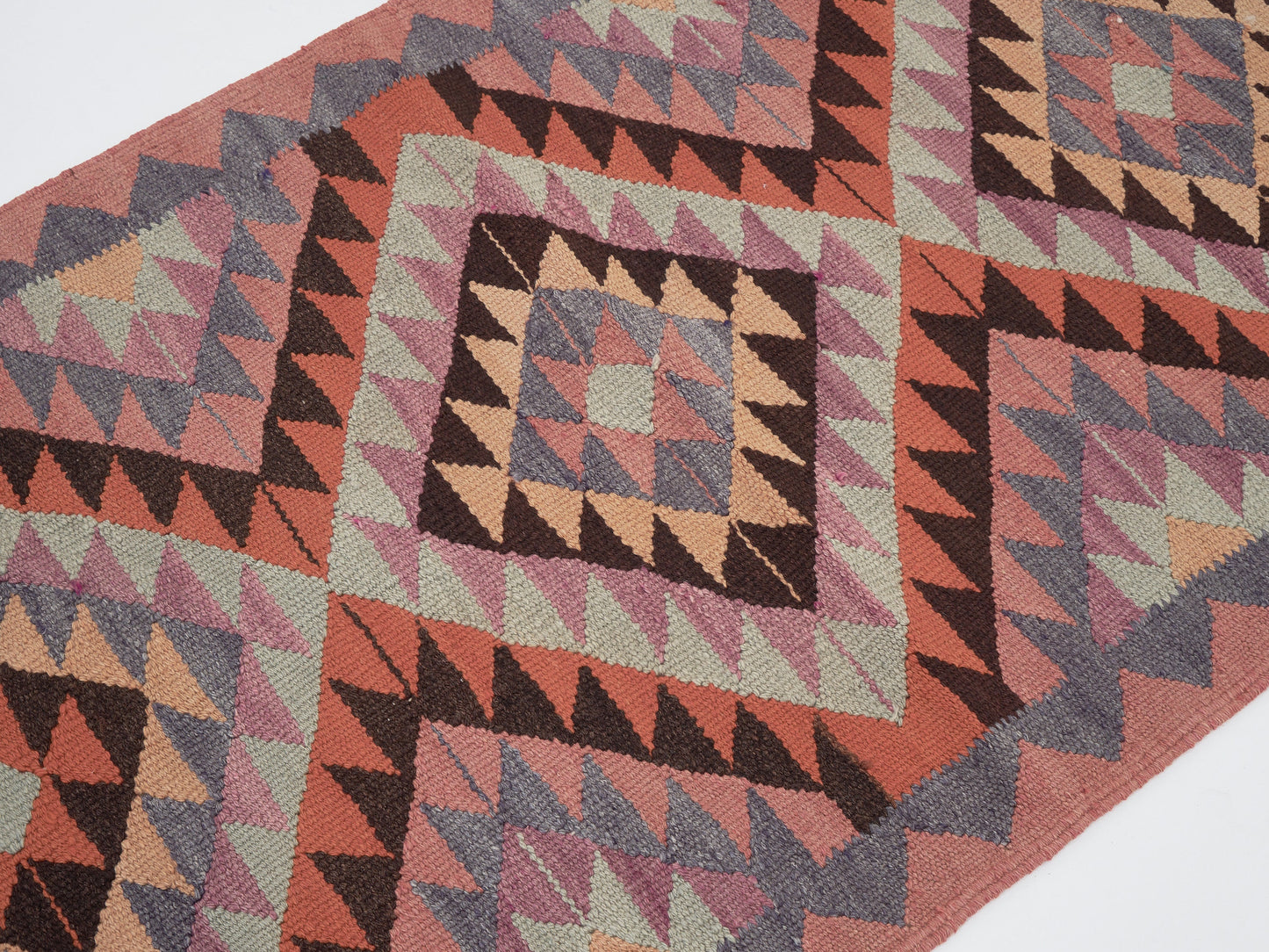 Vintage Runner, Turkish Runner, Oushak Runner, Hallway Runner, Bohemian Rug, Anatolia Rug, Rug Runner 3x9, Kilim Runner Rug, 11377