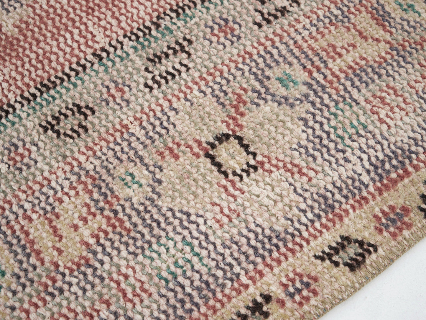 Turkish Vintage Oushak Rug, Handmade Area Eclectic Rug, Neutral Faded Rug, Kid Room Rug, Anatolia Rug, Bohemian Rug, Rug 5x9, 12149