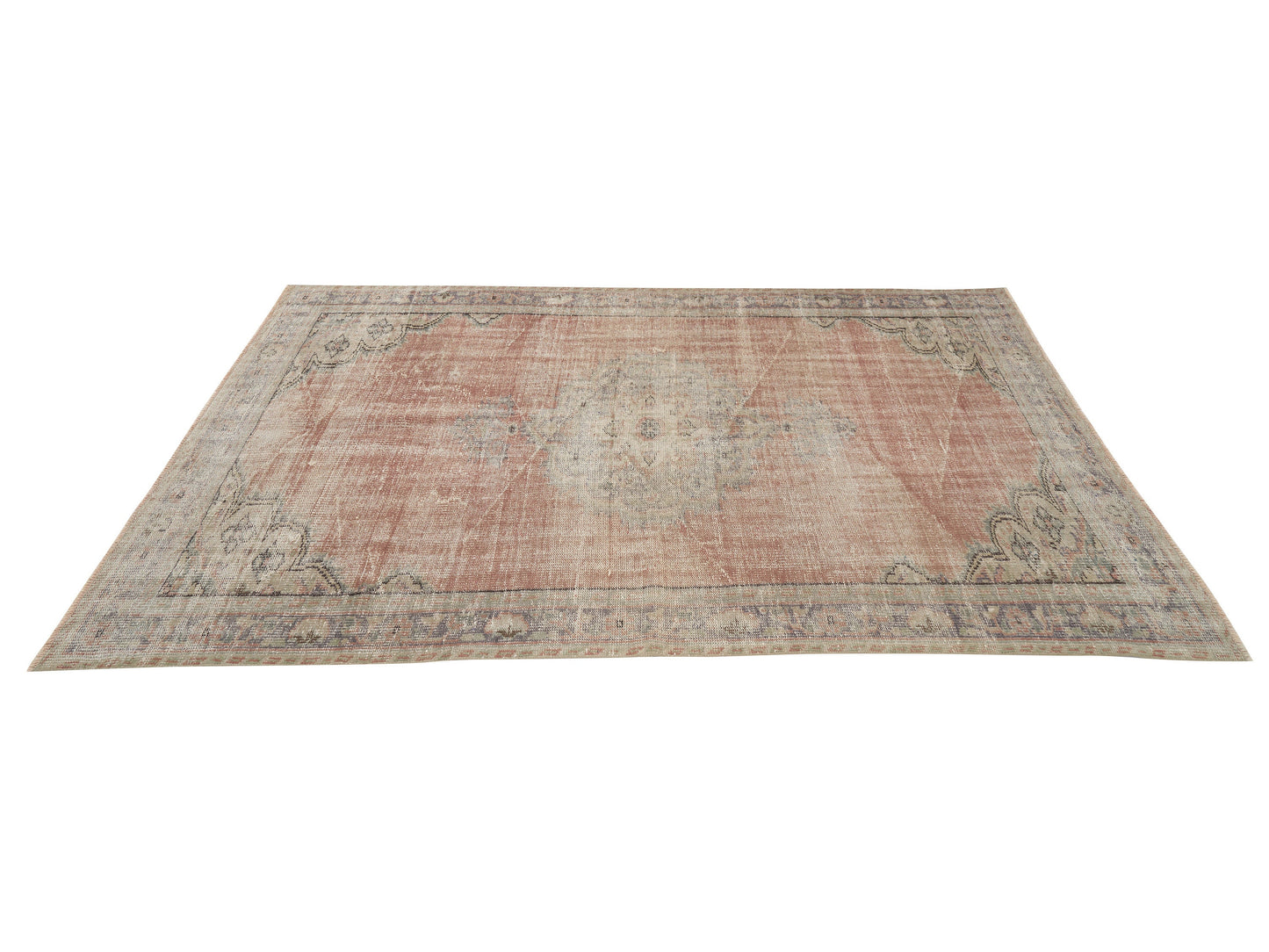 Oushak Rug, Area Rug, Vintage Rug, Turkish Rug, Handmade Rug, Living Room Rug, Turkish Carpet, Neutral Rug, Anatolia Rug, Rug 5x8, 12150