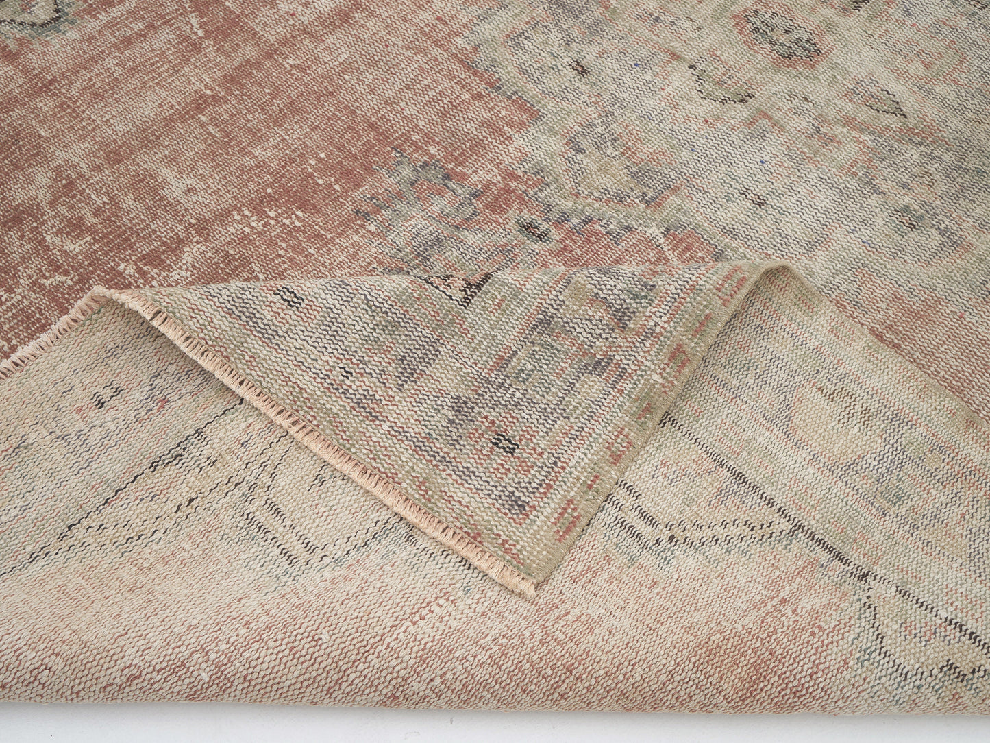 Oushak Rug, Area Rug, Vintage Rug, Turkish Rug, Handmade Rug, Living Room Rug, Turkish Carpet, Neutral Rug, Anatolia Rug, Rug 5x8, 12150