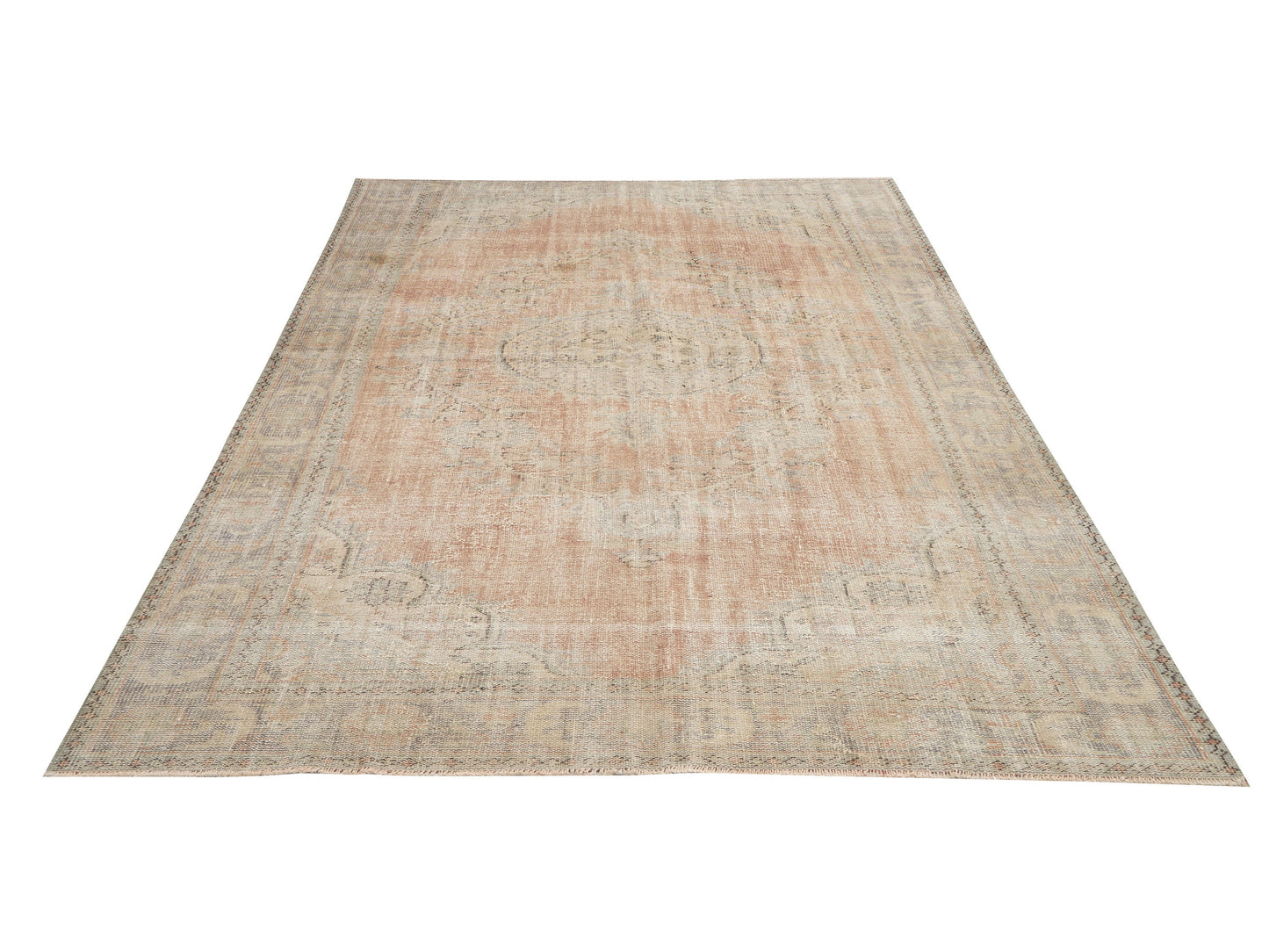 Scandinavian Rug, Oushak Rug, Vintage Rug, Handmade Rug, Area Rug, Turkish Rug, Neutral Rug, Turkey Rug, Bedroom Rug, Rug 6x10, 12123