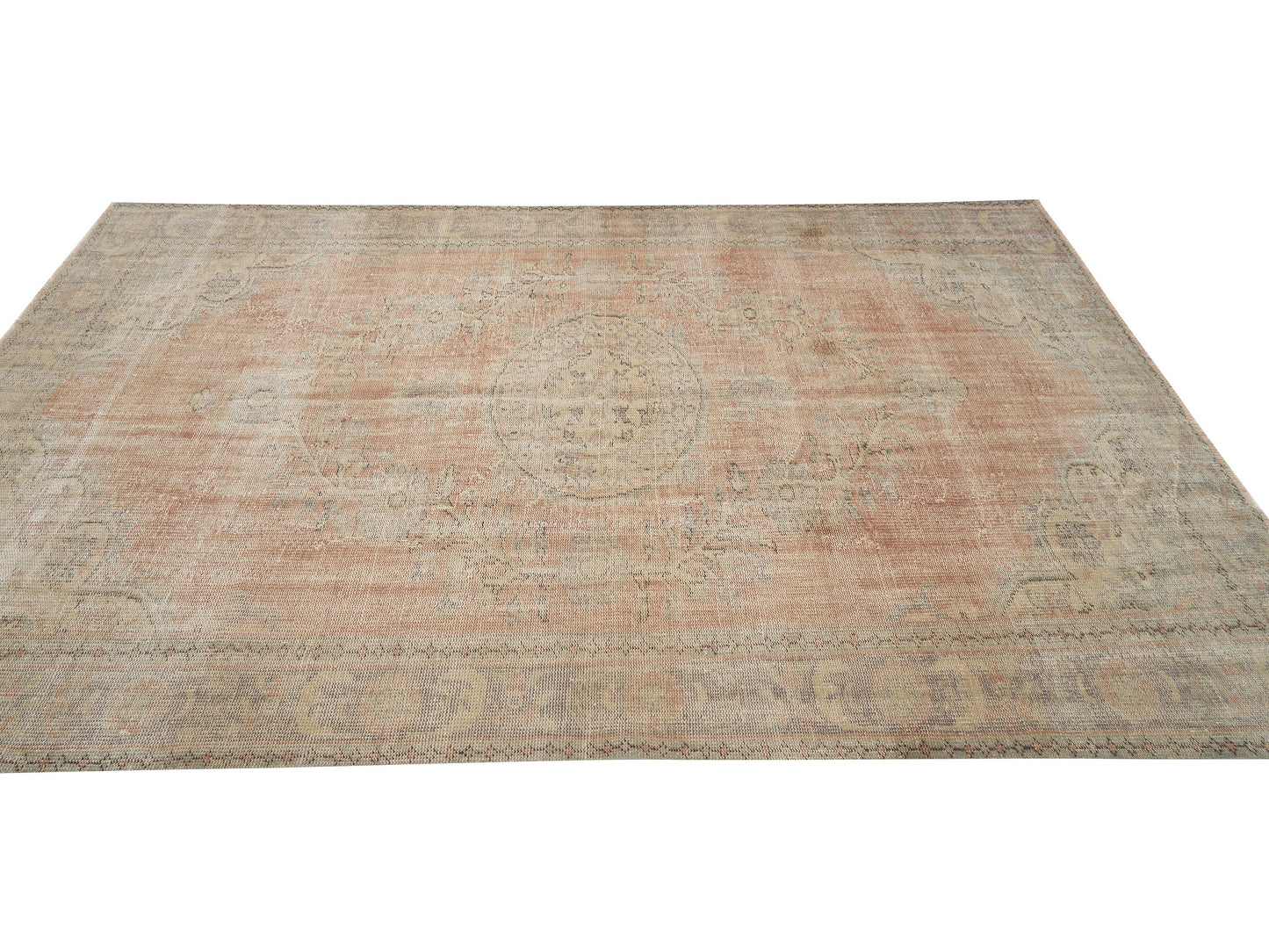 Scandinavian Rug, Oushak Rug, Vintage Rug, Handmade Rug, Area Rug, Turkish Rug, Neutral Rug, Turkey Rug, Bedroom Rug, Rug 6x10, 12123