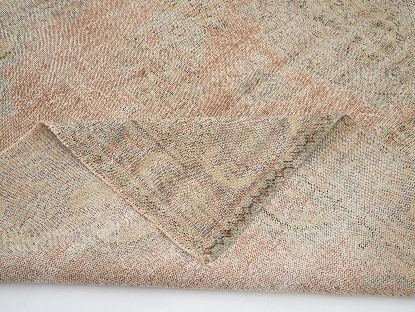 Scandinavian Rug, Oushak Rug, Vintage Rug, Handmade Rug, Area Rug, Turkish Rug, Neutral Rug, Turkey Rug, Bedroom Rug, Rug 6x10, 12123