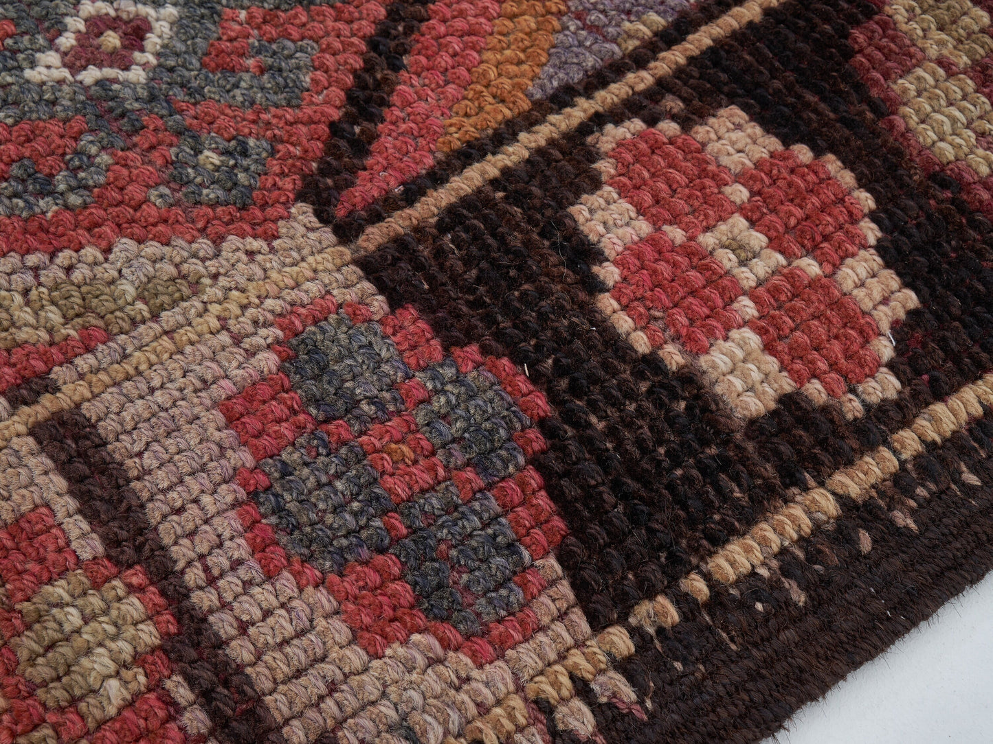 Turkish Runner, Bohemian Rug, Oushak Runner, Runner Rug 3x13, Vintage Runner, Long Runner, Rug Runner, Kilim Runner Rug, Narrow Rug, 12237