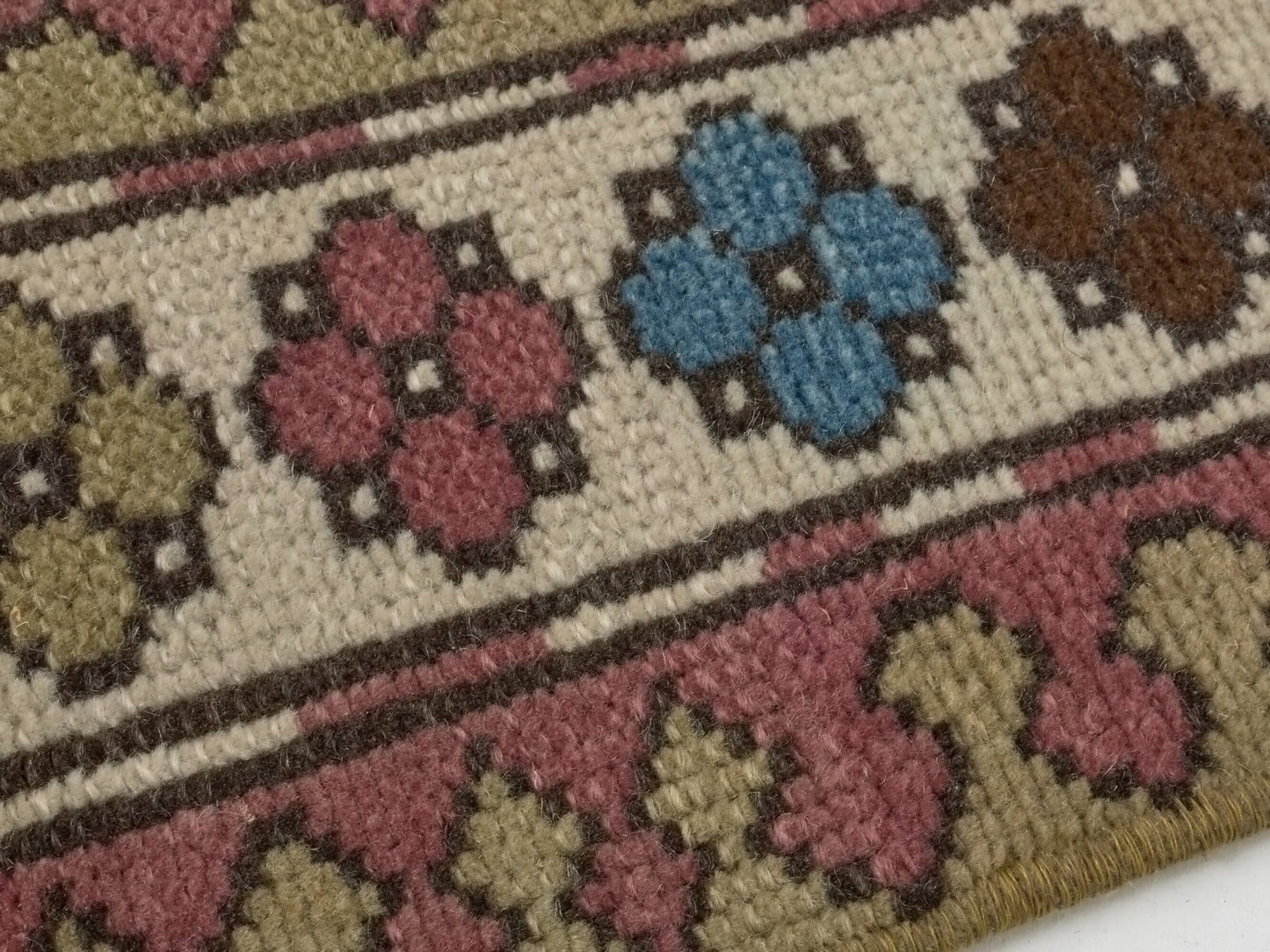 Blue Rug 5x8, Anatolia Vintage Rug, 5x8 Rug, Turkish Rug, Oushak Carpet Rug, Coastal Decor, Hand knotted rug, Wool rug, Area rug 5x8, 8901