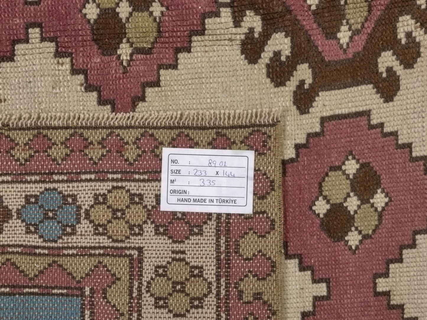 Blue Rug 5x8, Anatolia Vintage Rug, 5x8 Rug, Turkish Rug, Oushak Carpet Rug, Coastal Decor, Hand knotted rug, Wool rug, Area rug 5x8, 8901