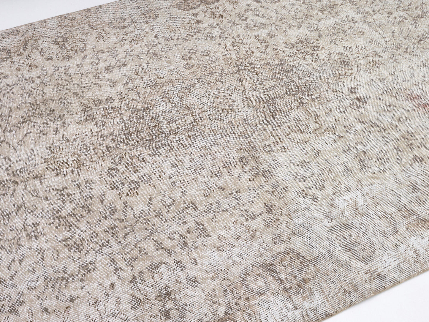 Vintage Rug, Turkish Oushak Rug, Handmade Rug 5x9, Neutral Area Faded Rug, Turkey Rug, Bedroom Rug, Scandinavian Rug, Carpet Rug, 10381