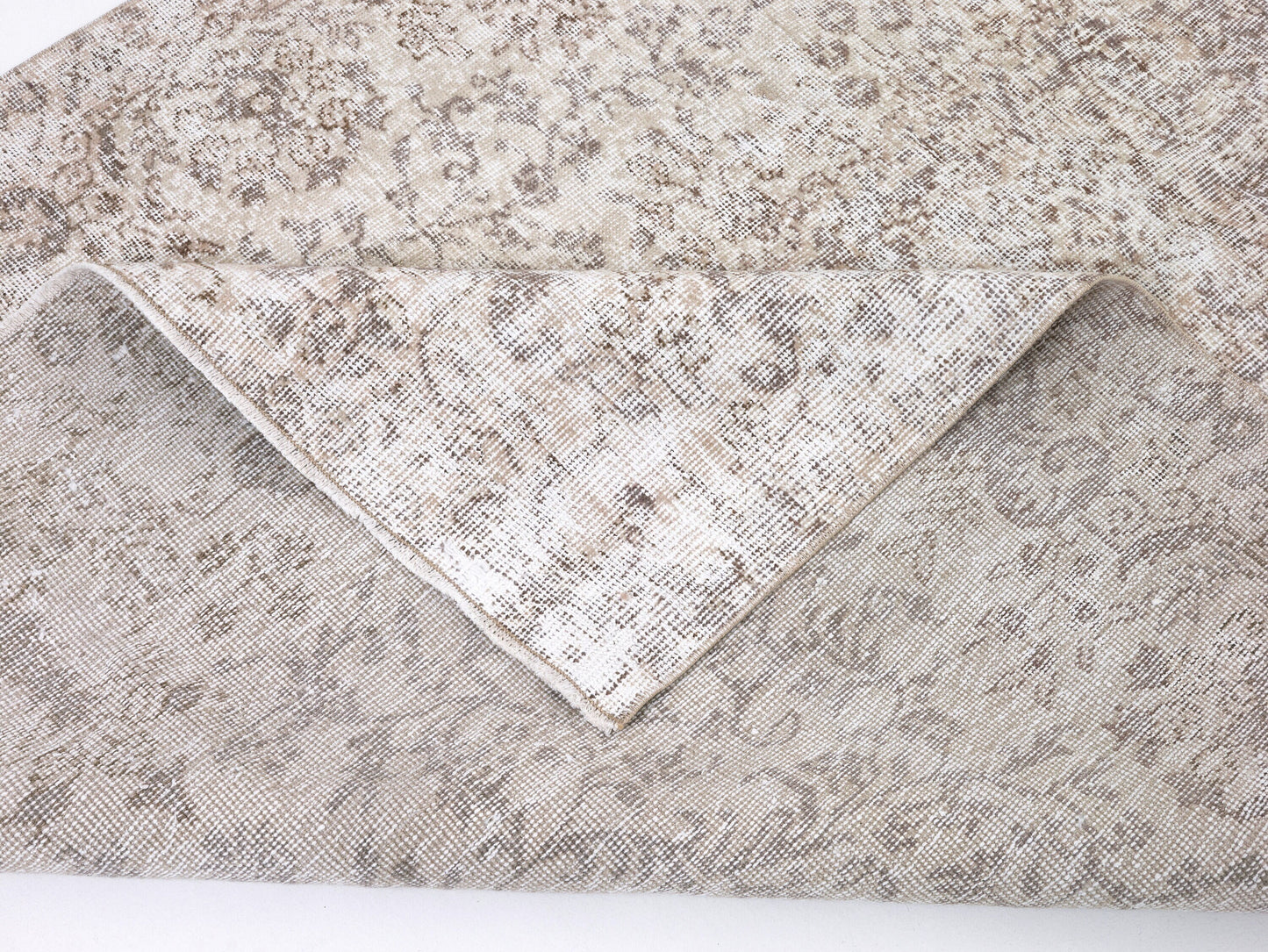 Vintage Rug, Turkish Oushak Rug, Handmade Rug 5x9, Neutral Area Faded Rug, Turkey Rug, Bedroom Rug, Scandinavian Rug, Carpet Rug, 10381