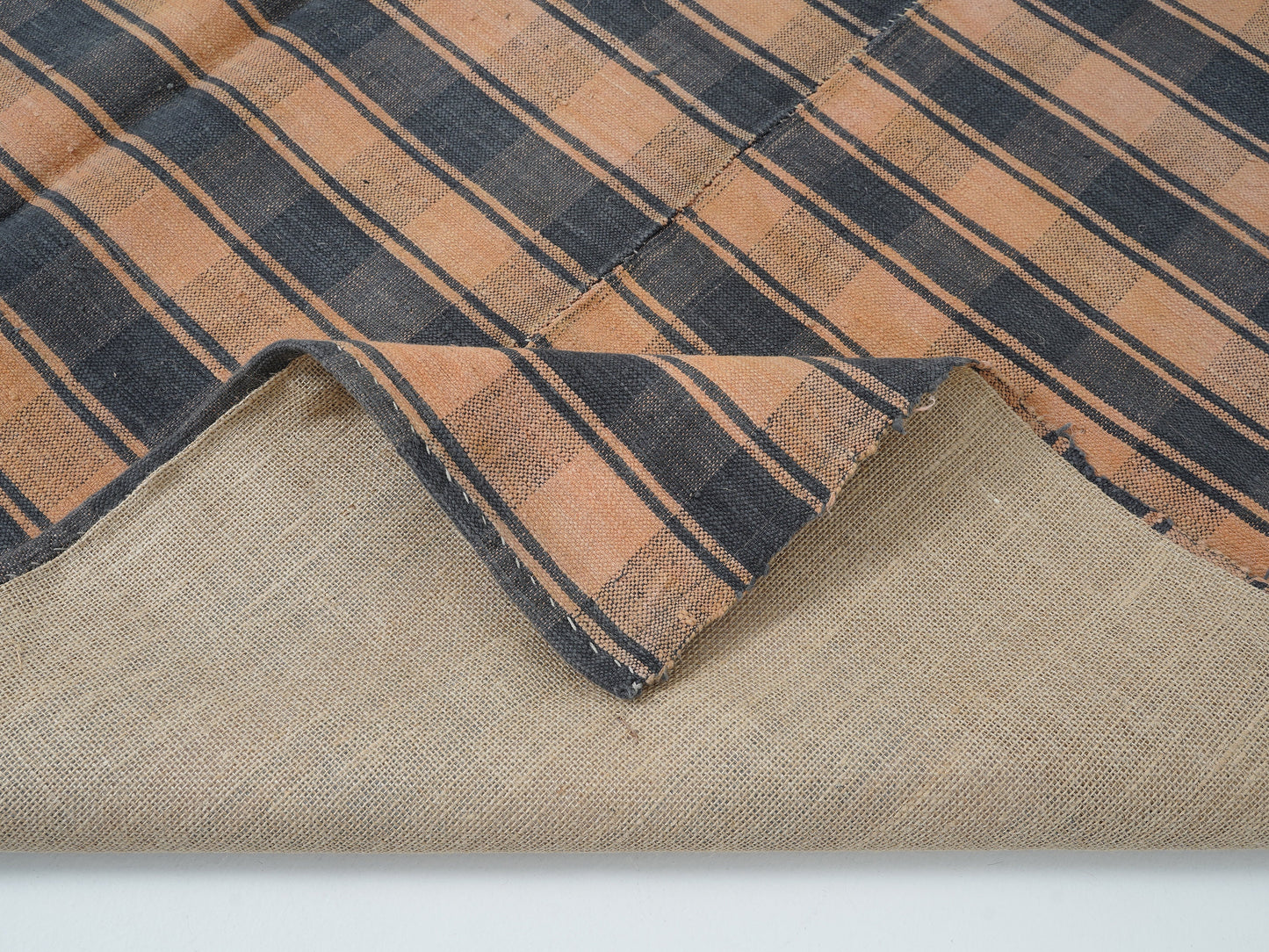 Handmade Vintage Kilim Rug, Turkish Plaid Kilim Rug, Area Striped Kilim Rug, Living Room Rug, Farmhouse Decor, Kilim Rug 5x8, 12925