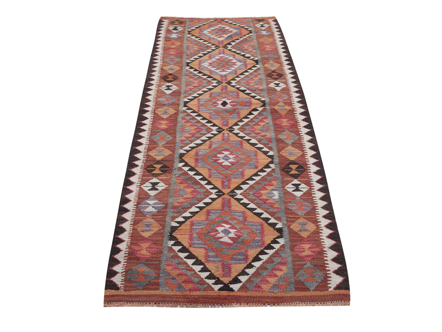 Turkish Runner, Handmade Runner Rug, Oushak Runner, Vintage Runner, Rug Runner, Hallway Runner, Kilim Runner Rug, Runner Rug 3x10, 11406