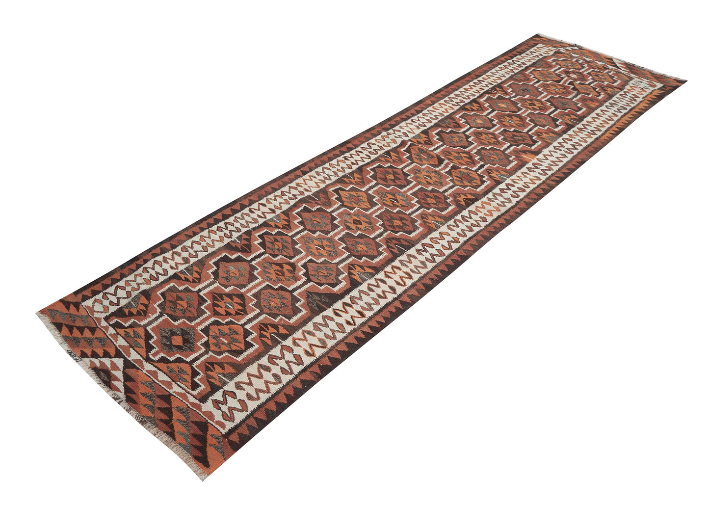 Handmade Antique Runner Rug, Turkish Vintage Runner Rug, Anatolia Rug, Herki Runner, Bohemian Rug, Hallway Runner, Rug Runner 3x11, 11310
