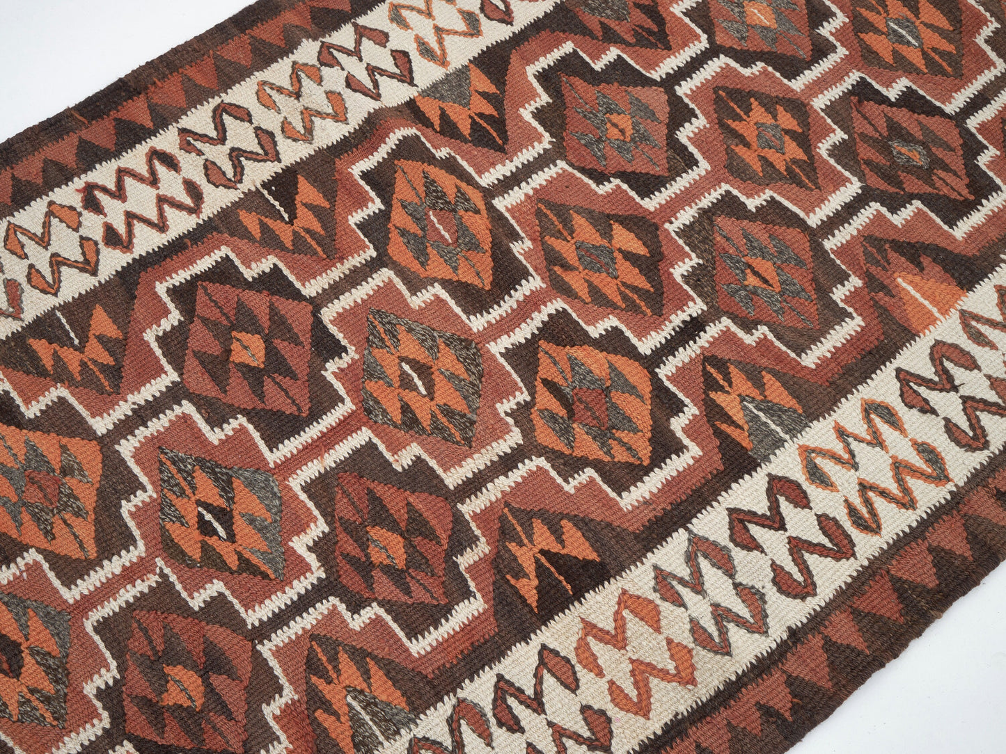 Handmade Antique Runner Rug, Turkish Vintage Runner Rug, Anatolia Rug, Herki Runner, Bohemian Rug, Hallway Runner, Rug Runner 3x11, 11310