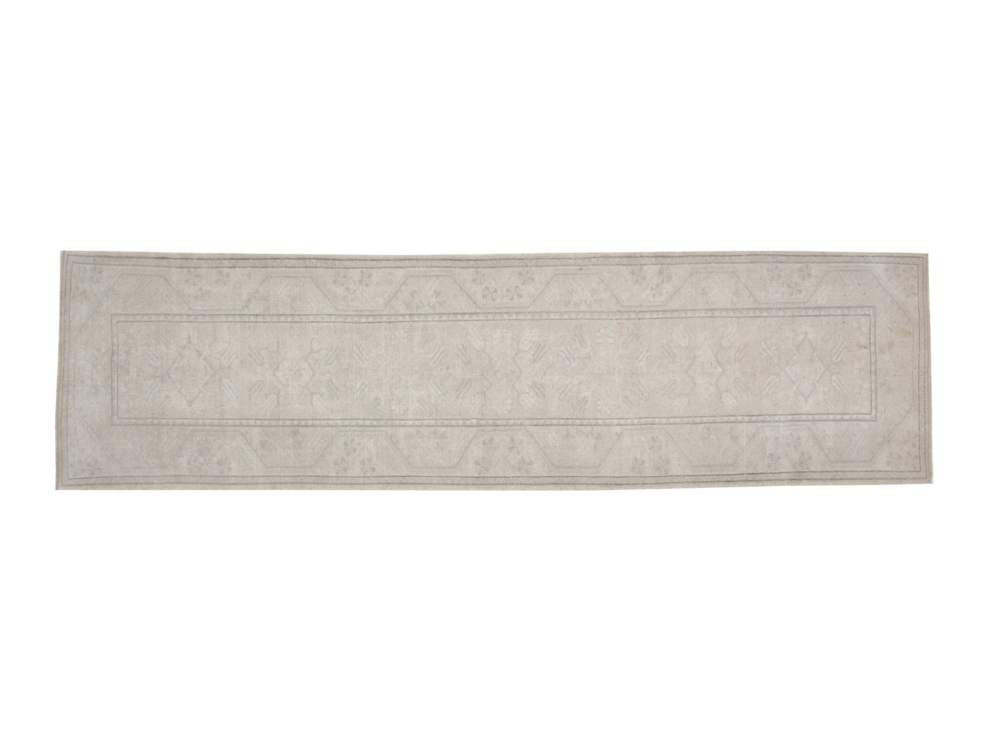 Runner Rug 3x10, Oushak Runner, Vintage Runner, Turkish Handmade Runner Rug, Long Narrow Runner Rug, Kitchen Runner, Floor Runner Rug, 12367