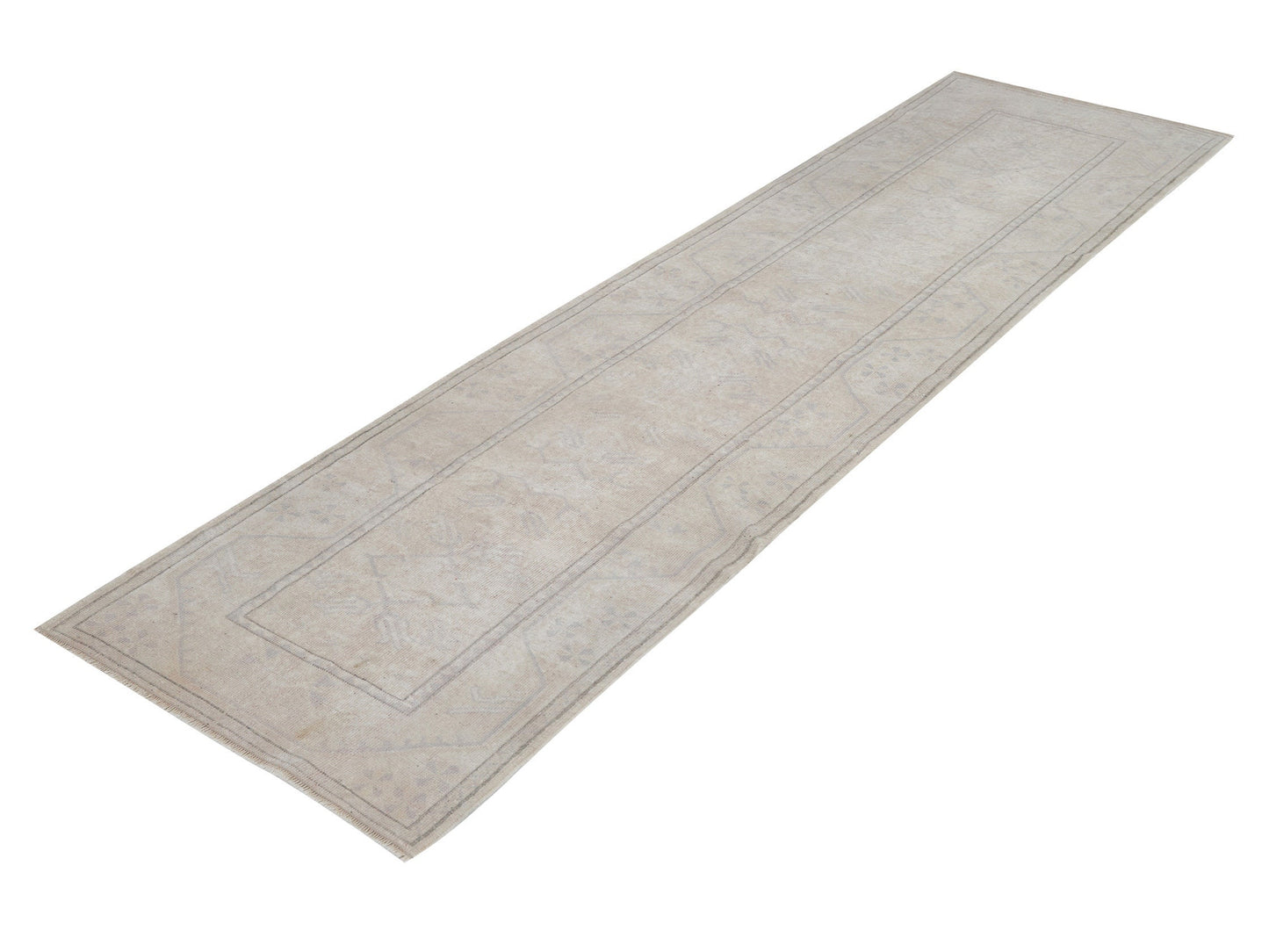 Runner Rug 3x10, Oushak Runner, Vintage Runner, Turkish Handmade Runner Rug, Long Narrow Runner Rug, Kitchen Runner, Floor Runner Rug, 12367