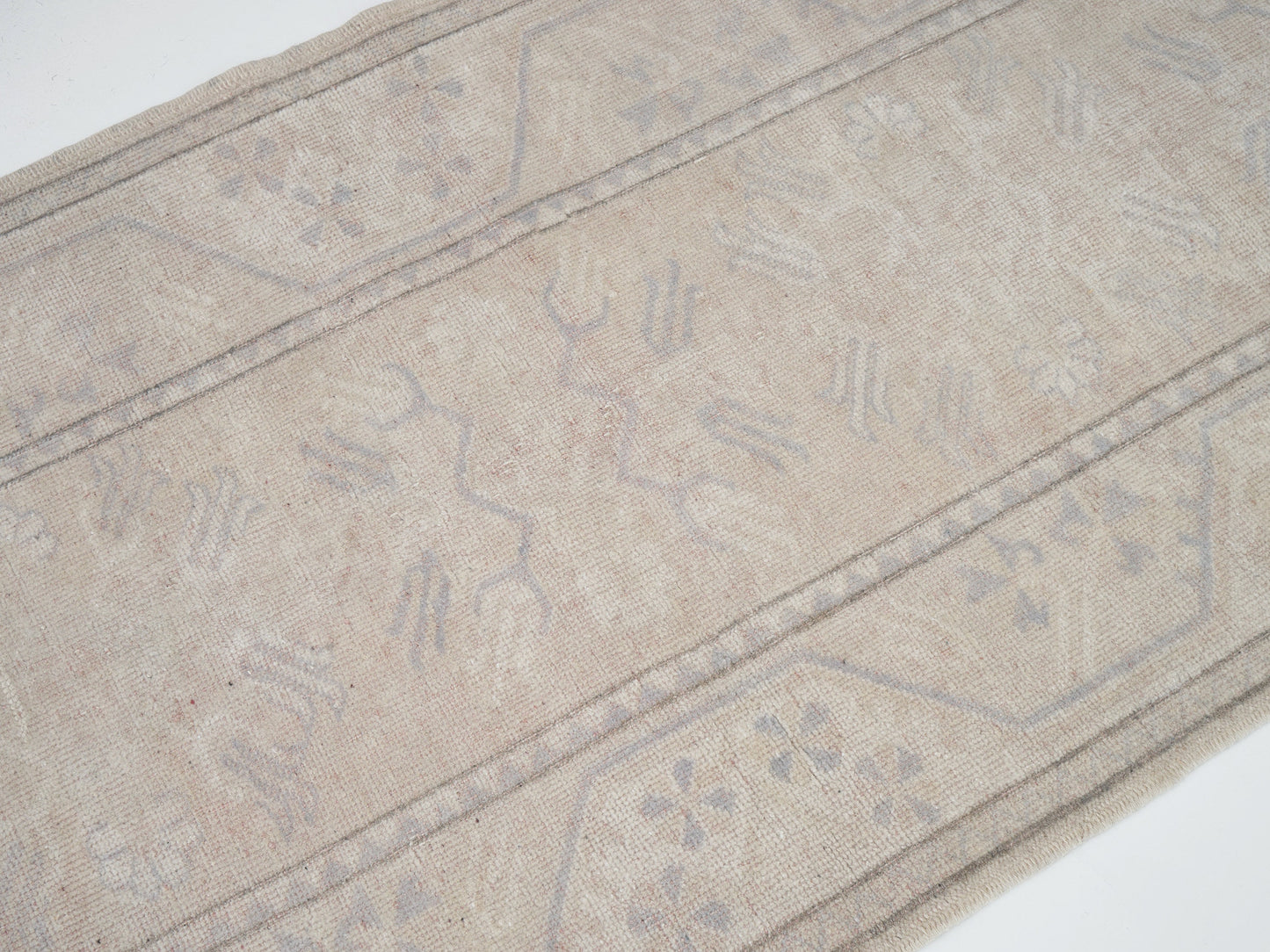 Runner Rug 3x10, Oushak Runner, Vintage Runner, Turkish Handmade Runner Rug, Long Narrow Runner Rug, Kitchen Runner, Floor Runner Rug, 12367