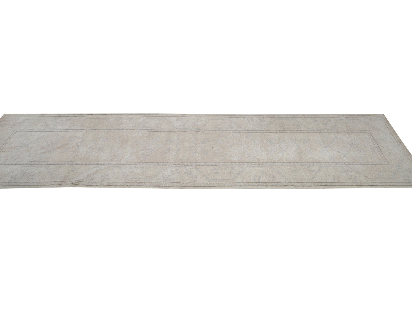 Runner Rug 3x10, Oushak Runner, Vintage Runner, Turkish Handmade Runner Rug, Long Narrow Runner Rug, Kitchen Runner, Floor Runner Rug, 12367
