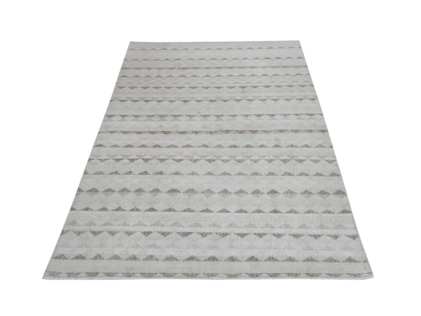 Turkish Vintage Oushak Rug, Handmade Area Unique Rug, Neutral Floor Rug, Contemporary Decor, Turkey Rug, Bedroom Rug, Rug 4x7, 12435