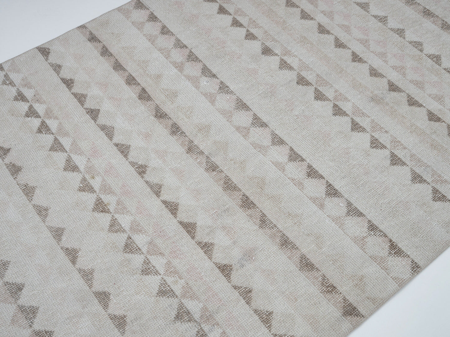 Turkish Vintage Oushak Rug, Handmade Area Unique Rug, Neutral Floor Rug, Contemporary Decor, Turkey Rug, Bedroom Rug, Rug 4x7, 12435