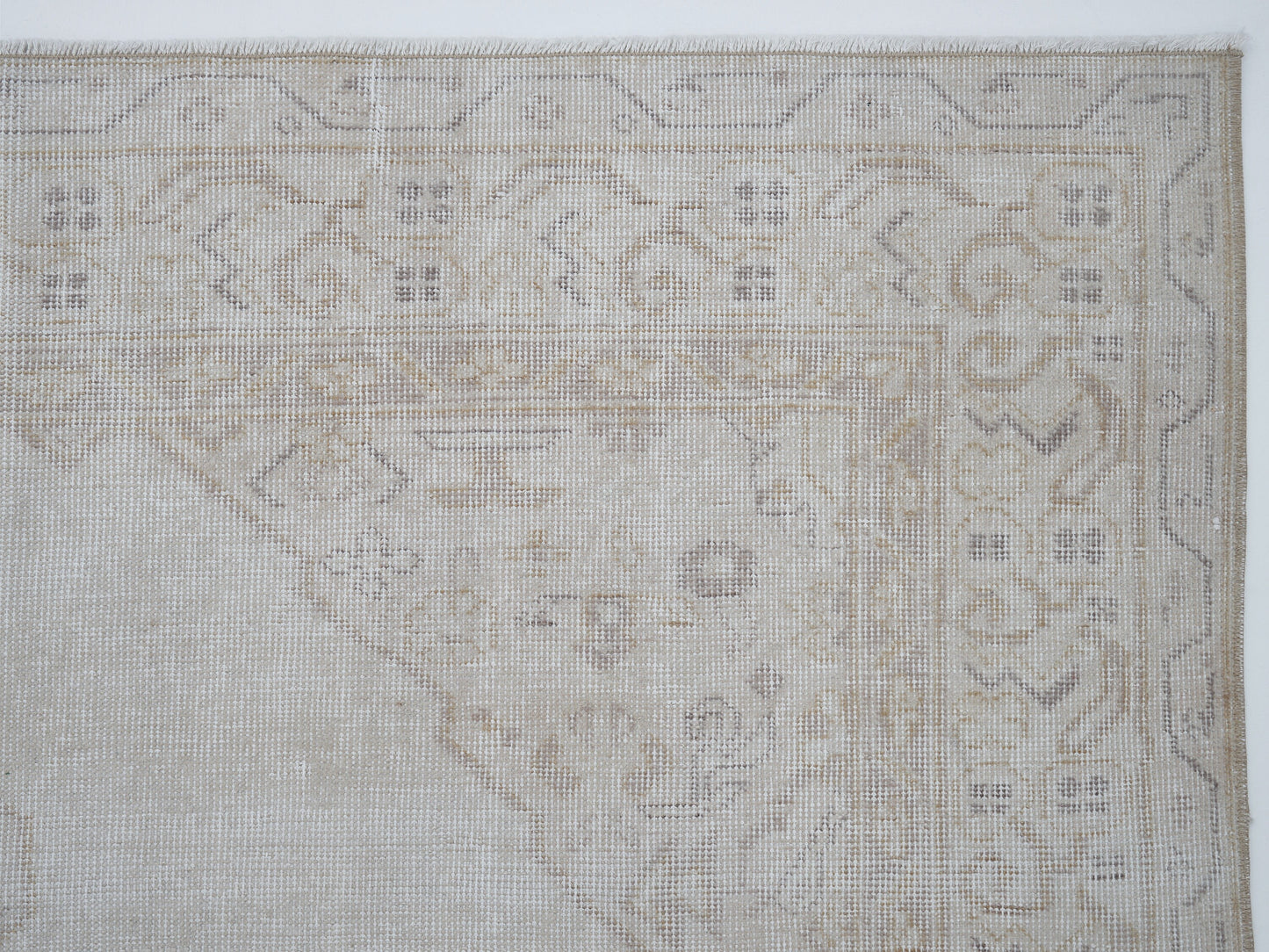 Carpet Rug, Turkish Rug, Vintage Rug, Handmade Rug, Oushak Rug, Area Rug, Neutral Rug, Living Room Rug, Vintage Carpet, Rug 6x9, 12434