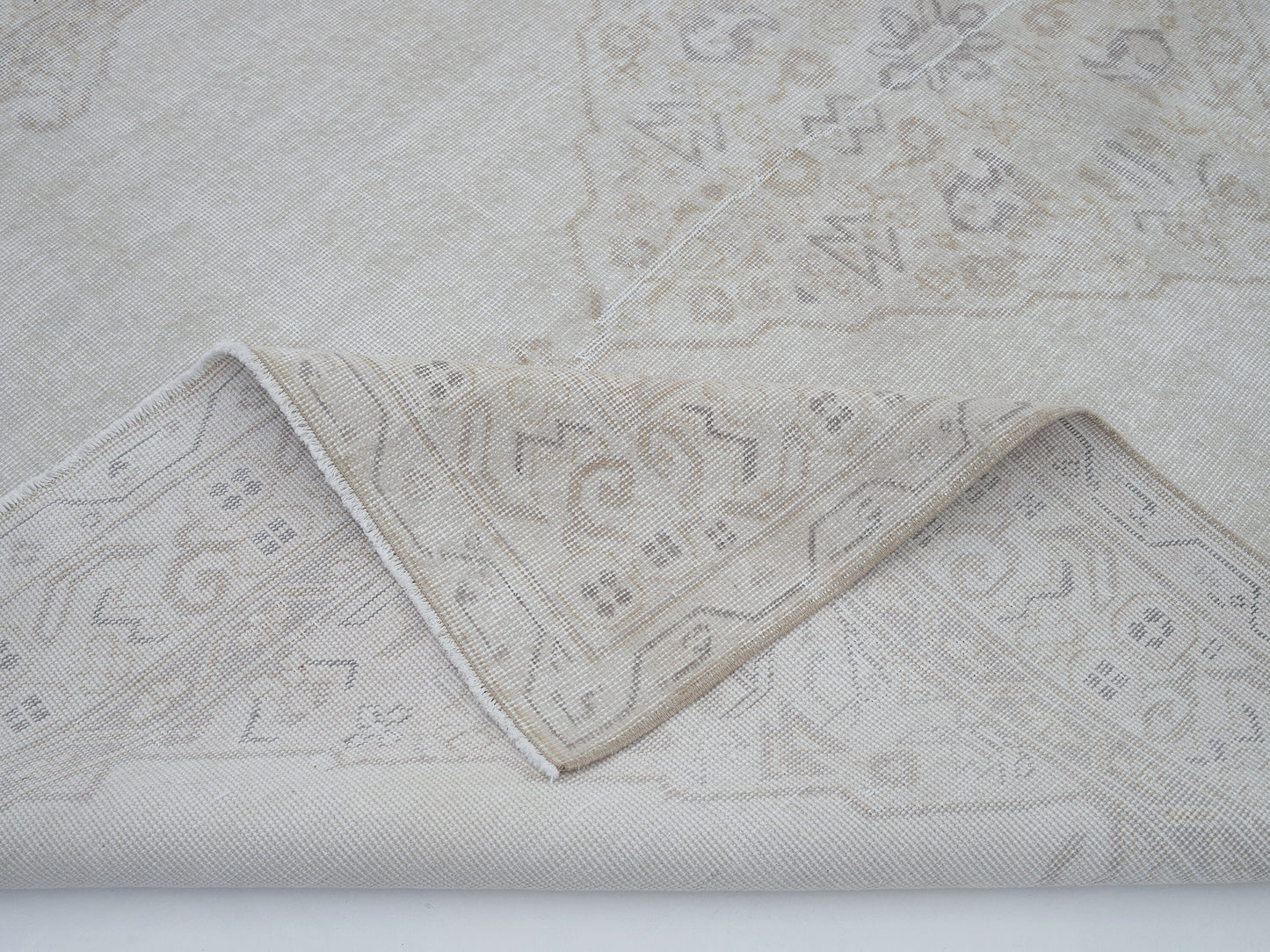 Carpet Rug, Turkish Rug, Vintage Rug, Handmade Rug, Oushak Rug, Area Rug, Neutral Rug, Living Room Rug, Vintage Carpet, Rug 6x9, 12434