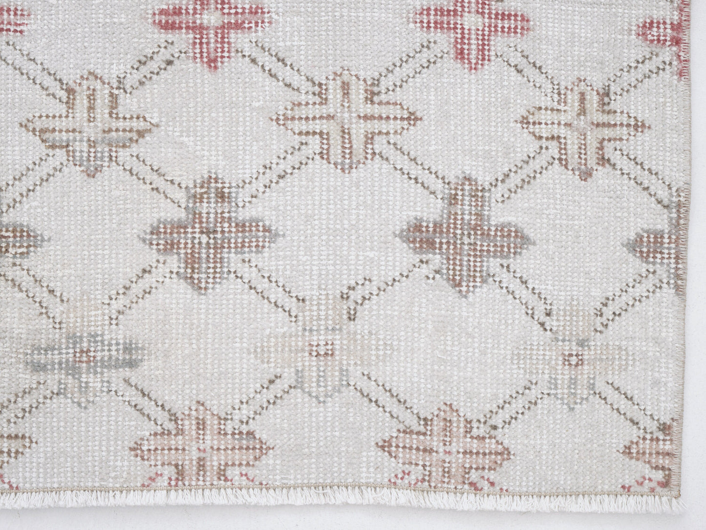 Vintage Rug, Turkish Rug, Oushak Rug, Handmade Rug, Area Rug, Neutral Rug, Coastal Decor, Living Room Rug, Turkey Rug, Rug 3x7, 12313