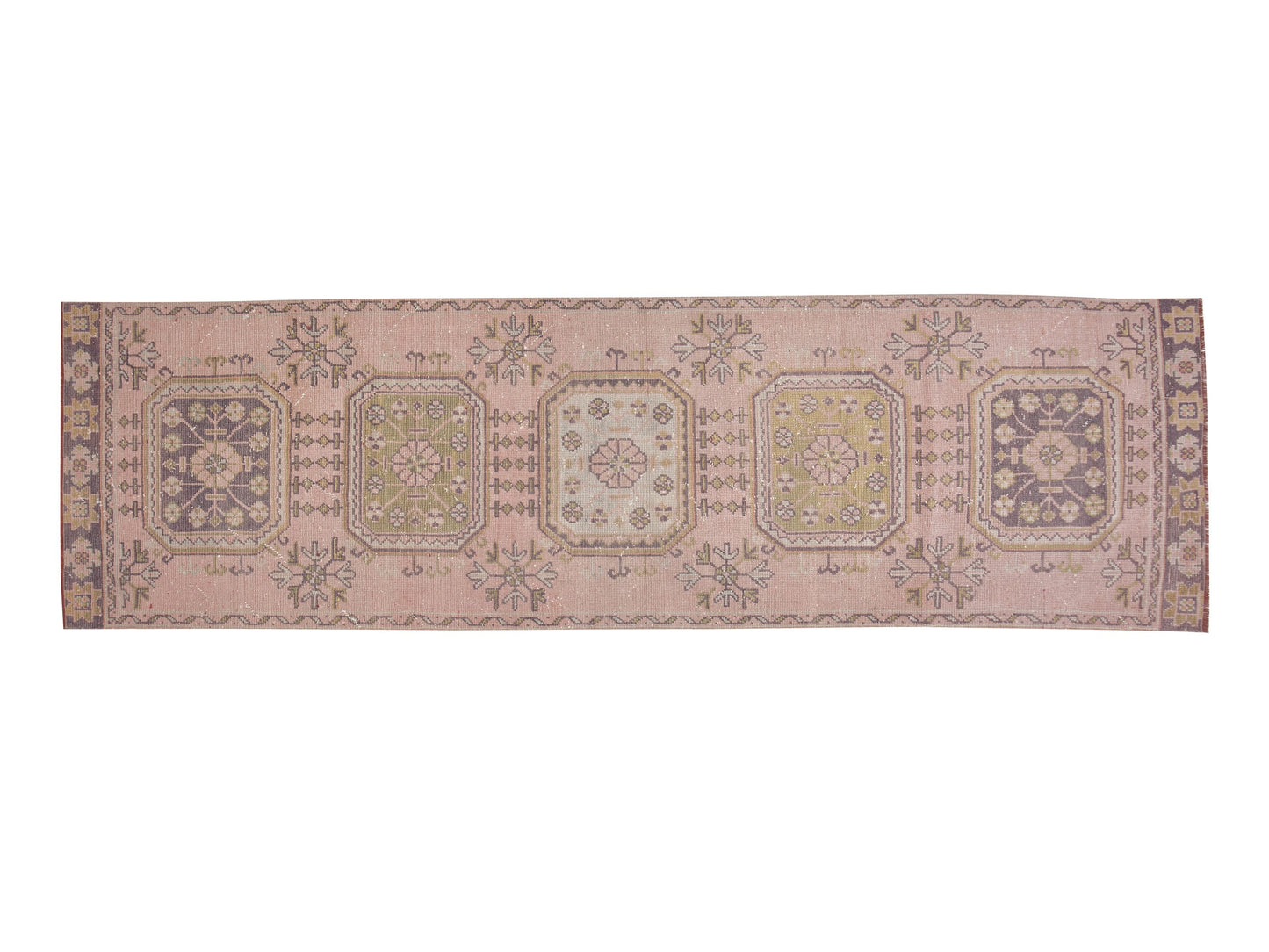 Turkish Runner, Oushak Runner, Vintage Runner, Handmade Runner Rug, Anatolia Rug, Carpet Runner, Long Runner, Rug Runner 3x11, 12497