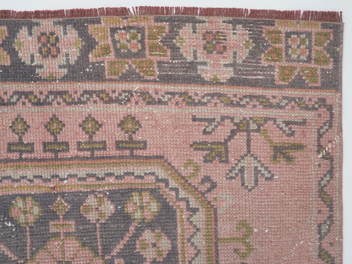 Turkish Runner, Oushak Runner, Vintage Runner, Handmade Runner Rug, Anatolia Rug, Carpet Runner, Long Runner, Rug Runner 3x11, 12497