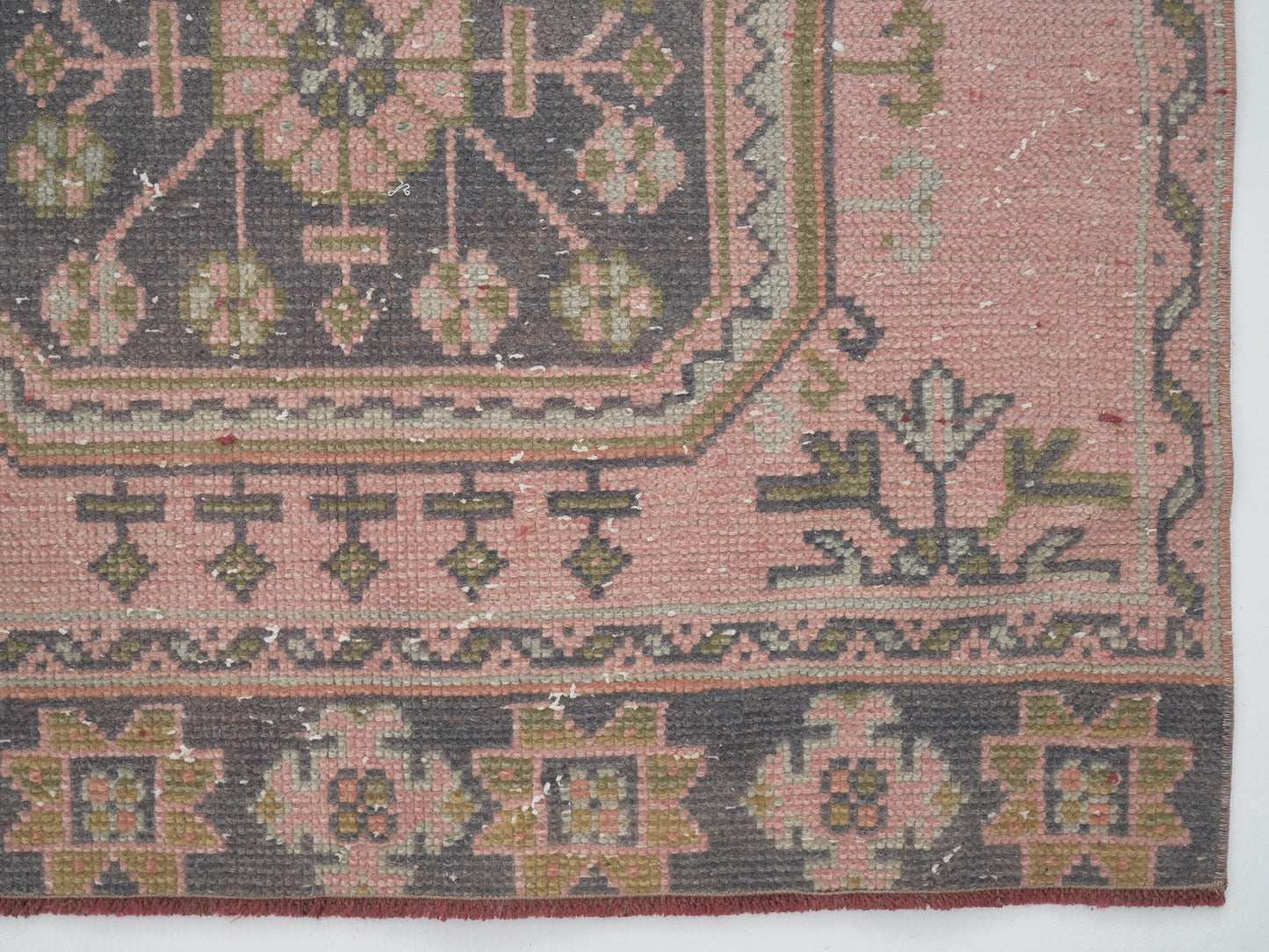 Turkish Runner, Oushak Runner, Vintage Runner, Handmade Runner Rug, Anatolia Rug, Carpet Runner, Long Runner, Rug Runner 3x11, 12497