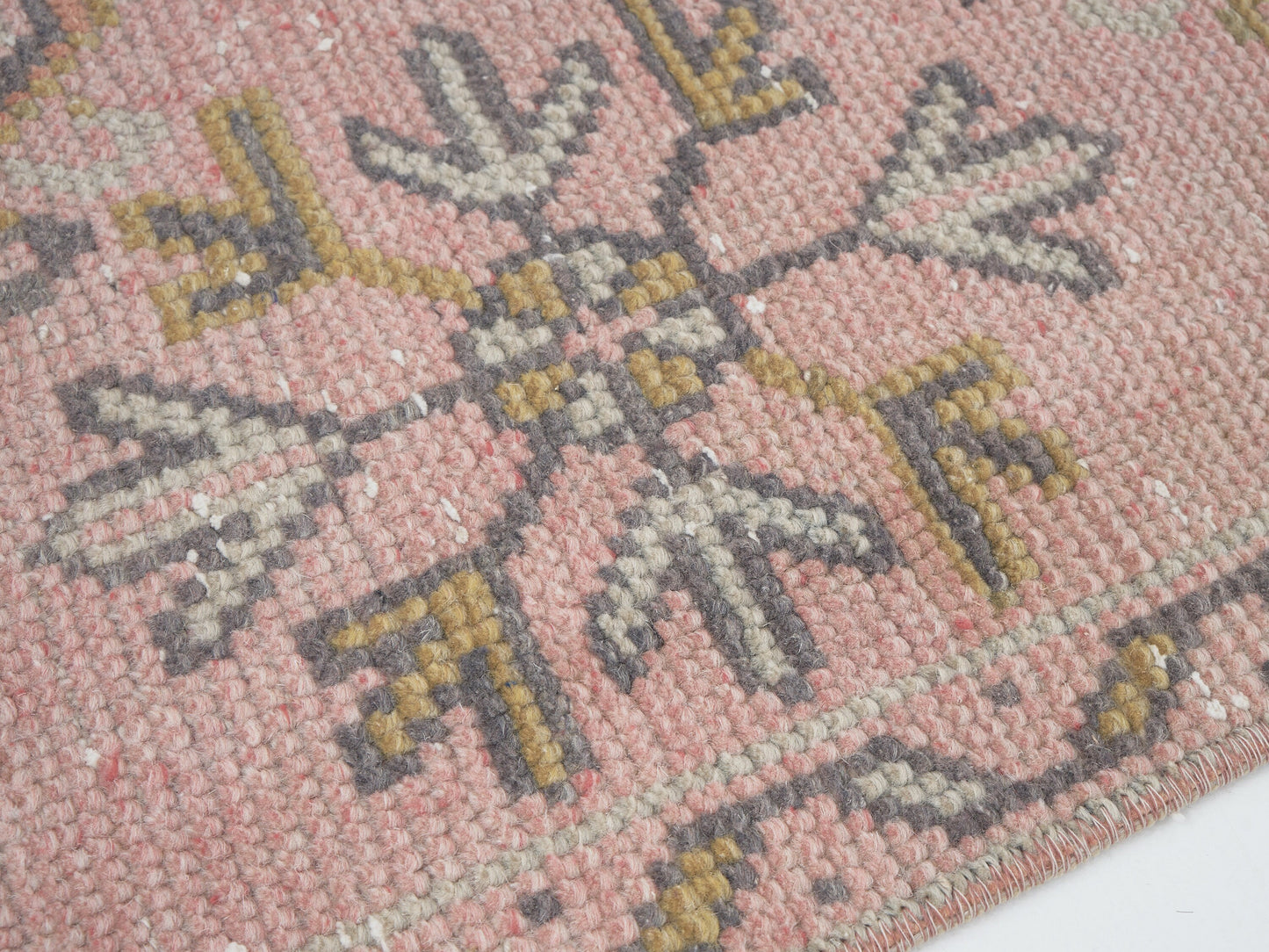 Turkish Runner, Oushak Runner, Vintage Runner, Handmade Runner Rug, Anatolia Rug, Carpet Runner, Long Runner, Rug Runner 3x11, 12497