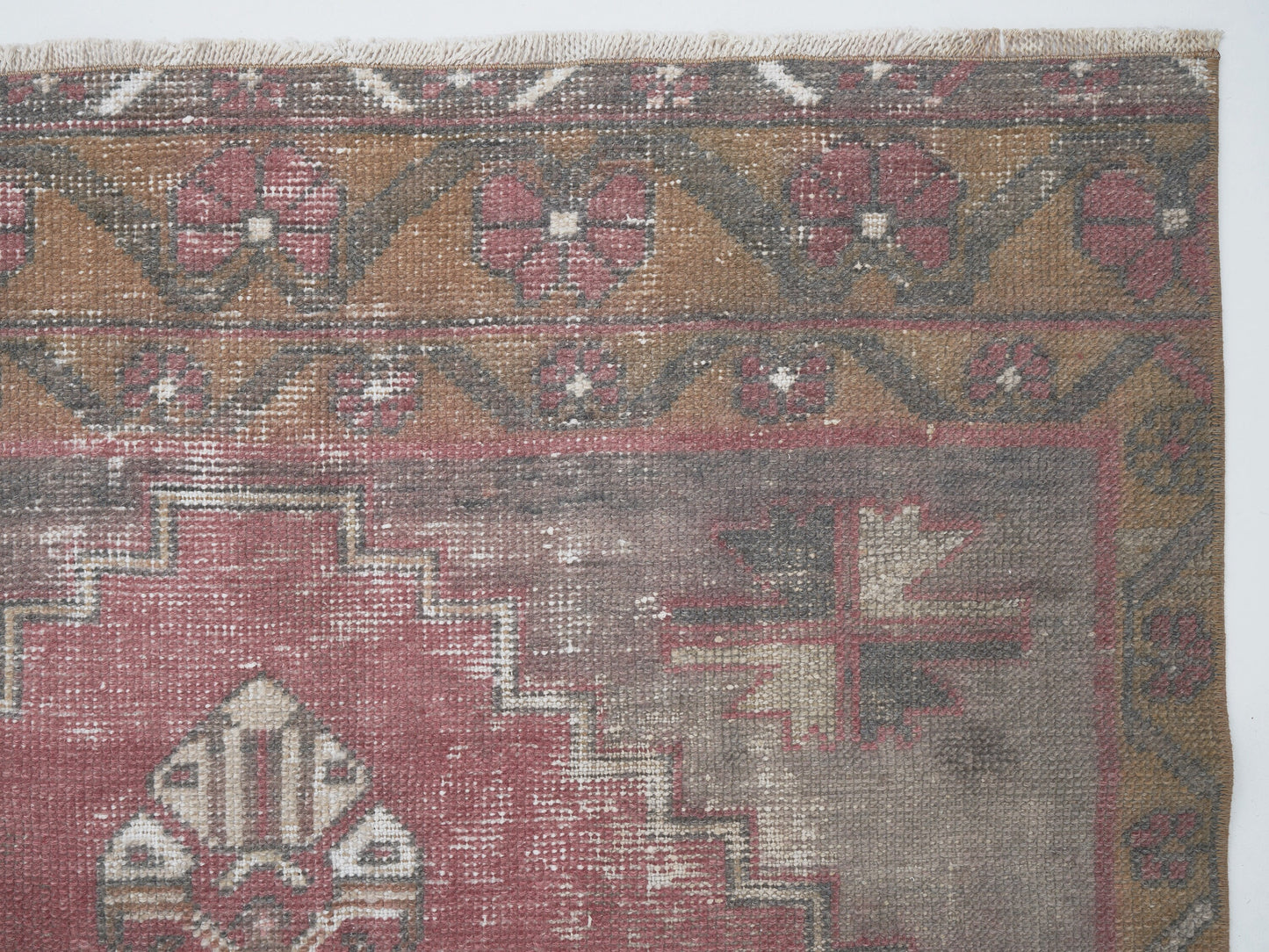 Turkish Runner, Handmade Oushak Runner Rug, Bohemian Rug, Rug Runner 3x11, Carpet Runner, Vintage Anatolia Runner Rug, Kitchen Runner, 12389