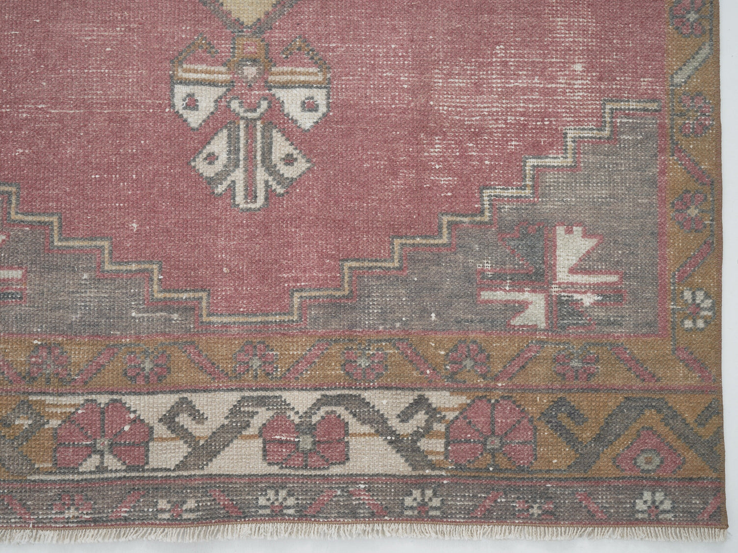 Turkish Runner, Handmade Oushak Runner Rug, Bohemian Rug, Rug Runner 3x11, Carpet Runner, Vintage Anatolia Runner Rug, Kitchen Runner, 12389
