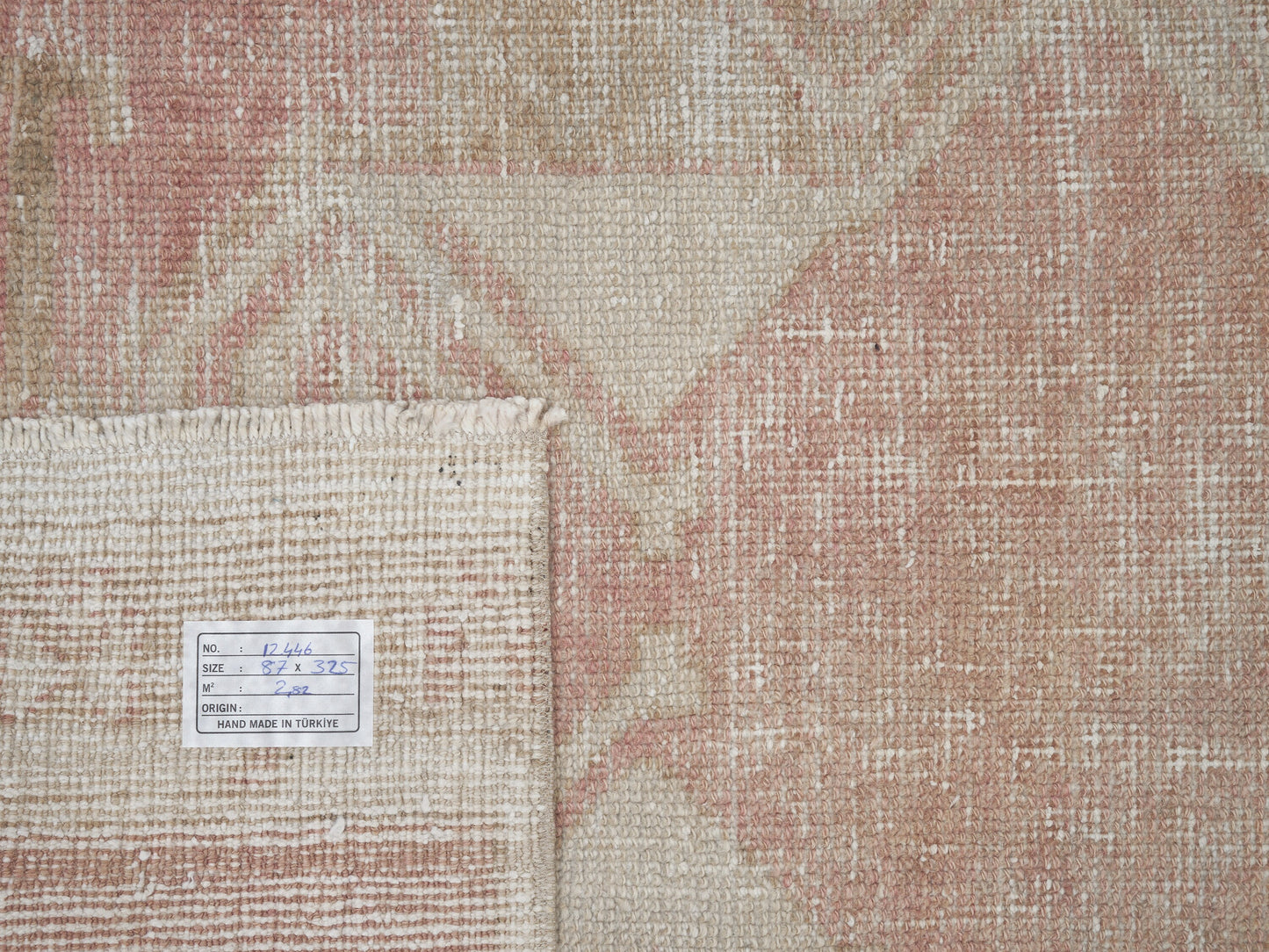 Runner Rug 3x11, Turkish Runner, Vintage Runner, Handmade Runner Rug, Long Runner, Carpet Runner, Entryway Rug, Scandinavian Rug, 12446