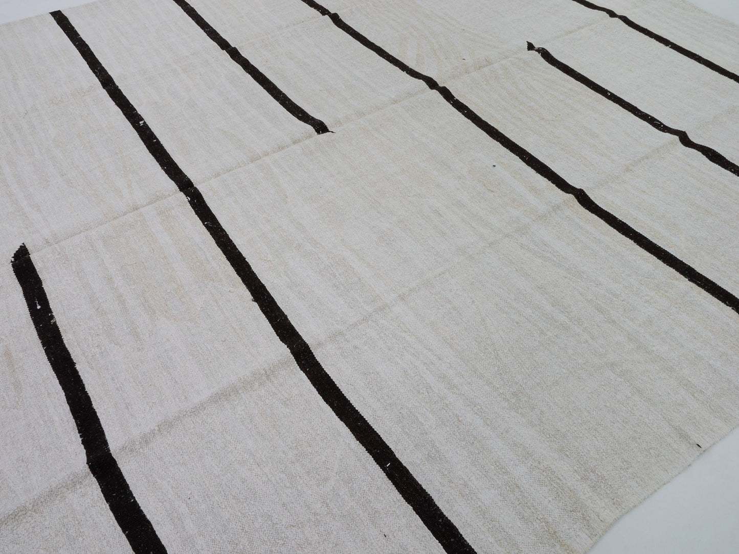 Handmade Kilim Rug, Turkish Kilim Rug, Vintage Unique Kilim Rug, Large Rug, White Hemp Kilim Rug, Oversize Kilim Rug, Kilim Rug 10x13, 9443