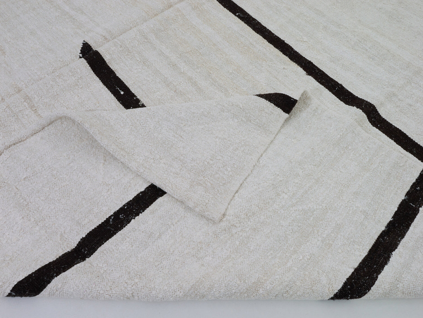 Handmade Kilim Rug, Turkish Kilim Rug, Vintage Unique Kilim Rug, Large Rug, White Hemp Kilim Rug, Oversize Kilim Rug, Kilim Rug 10x13, 9443