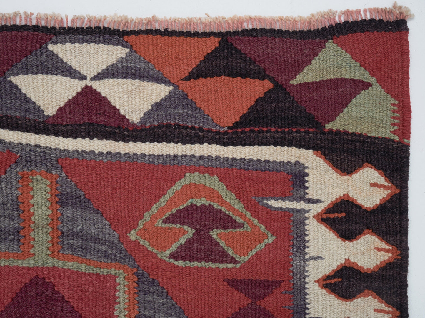 Turkish Vintage Runner Rug, Handmade Runner Rug, Oushak Kilim Runner Rug, Runner Rug 3x10, Kitchen Runner, Anatolia Rug, Bohemian Rug, 11437