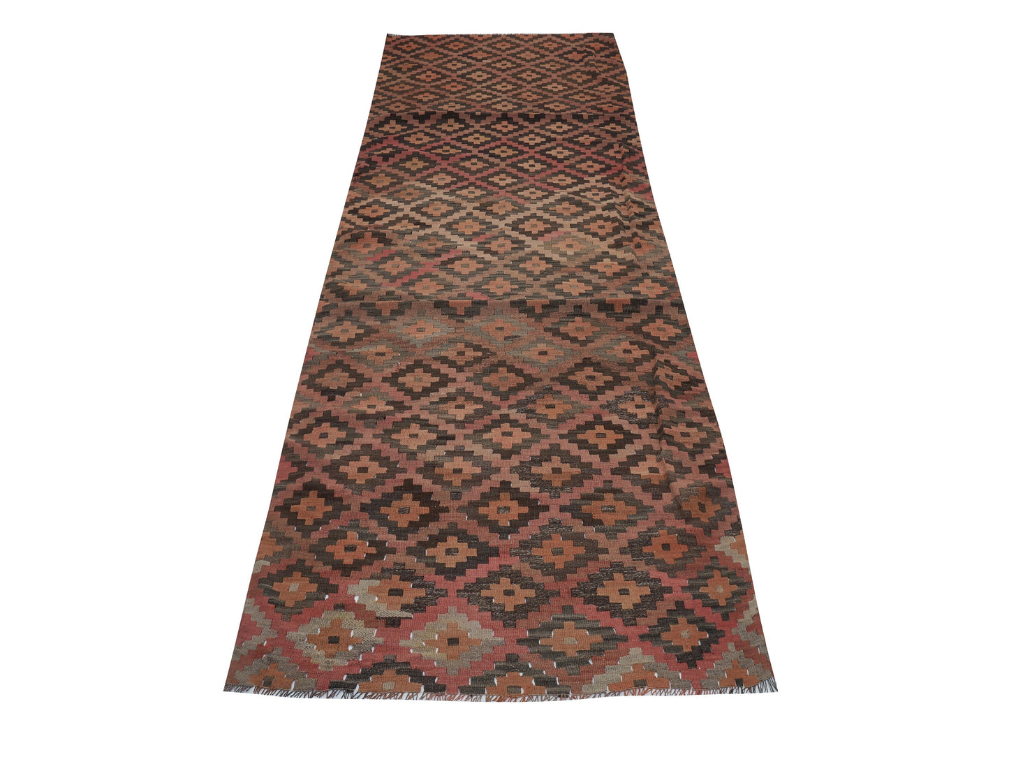 Oushak Runner, Kilim Runner Rug, Turkish Runner, Handmade Runner Rug, Vintage Runner, Long Runner, Hallway Runner, Runner Rug 3x13, 11435
